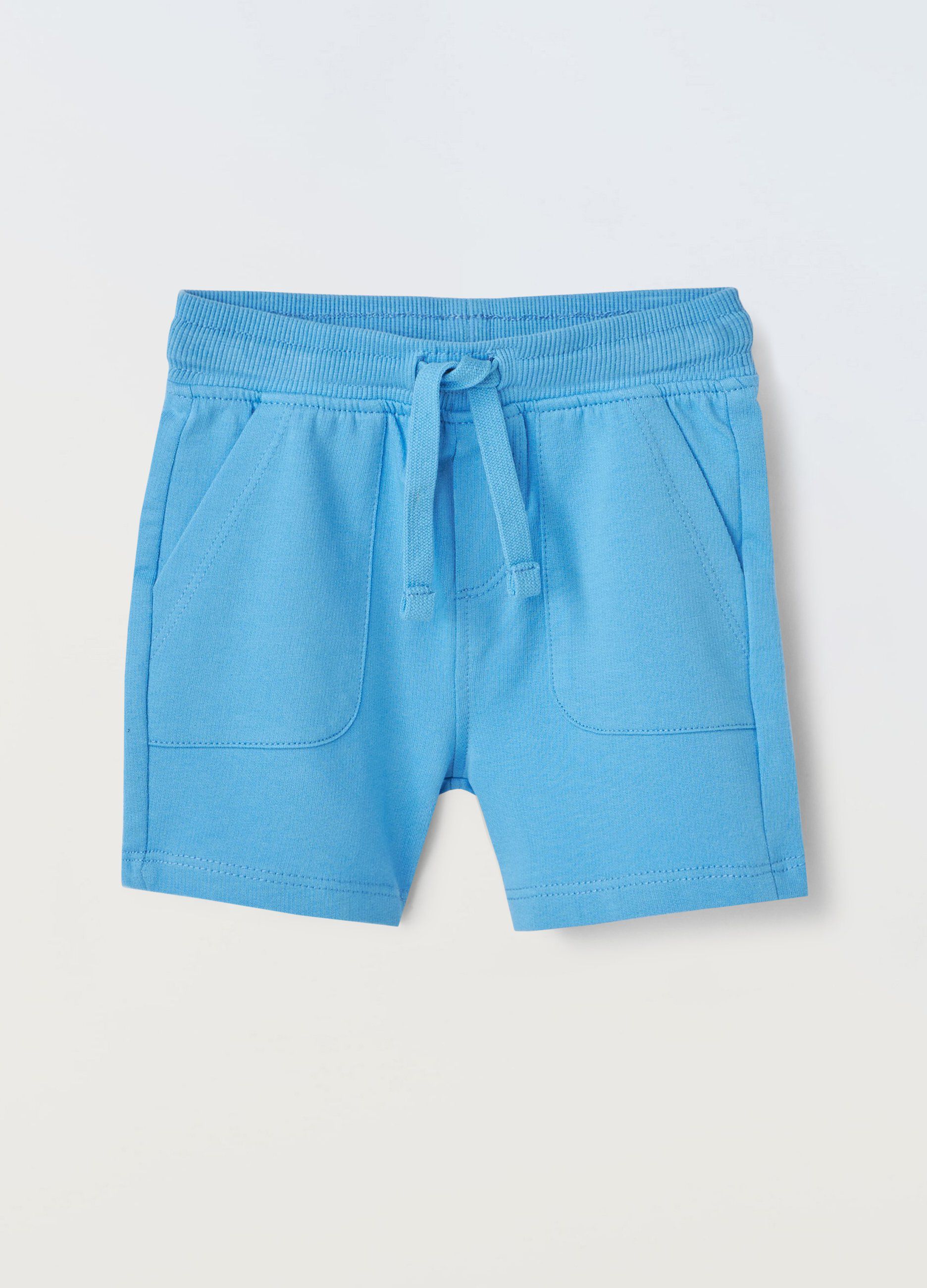 Shorts in puro cotone neonato
