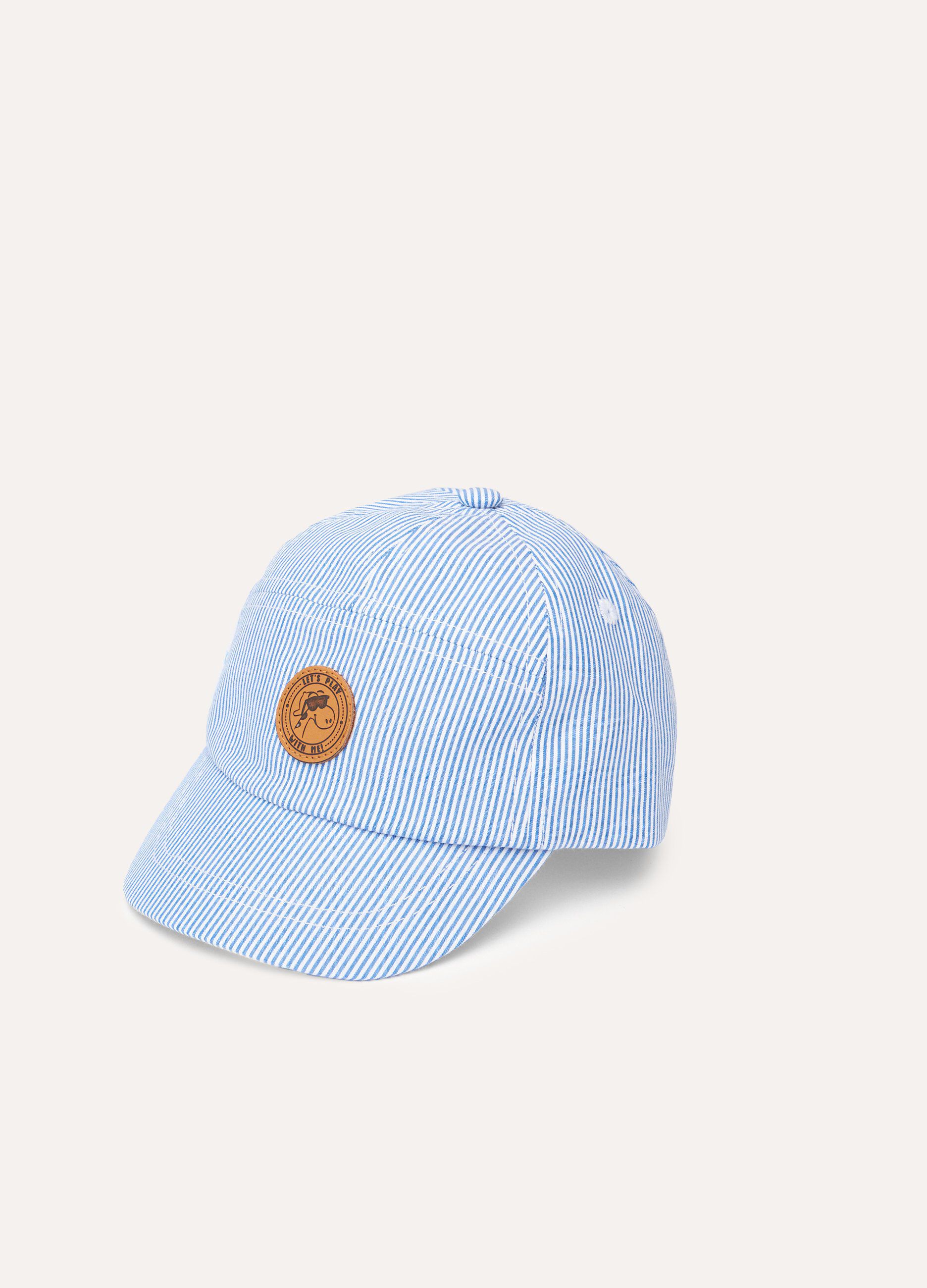 Cappello da baseball in puro cotone neonato