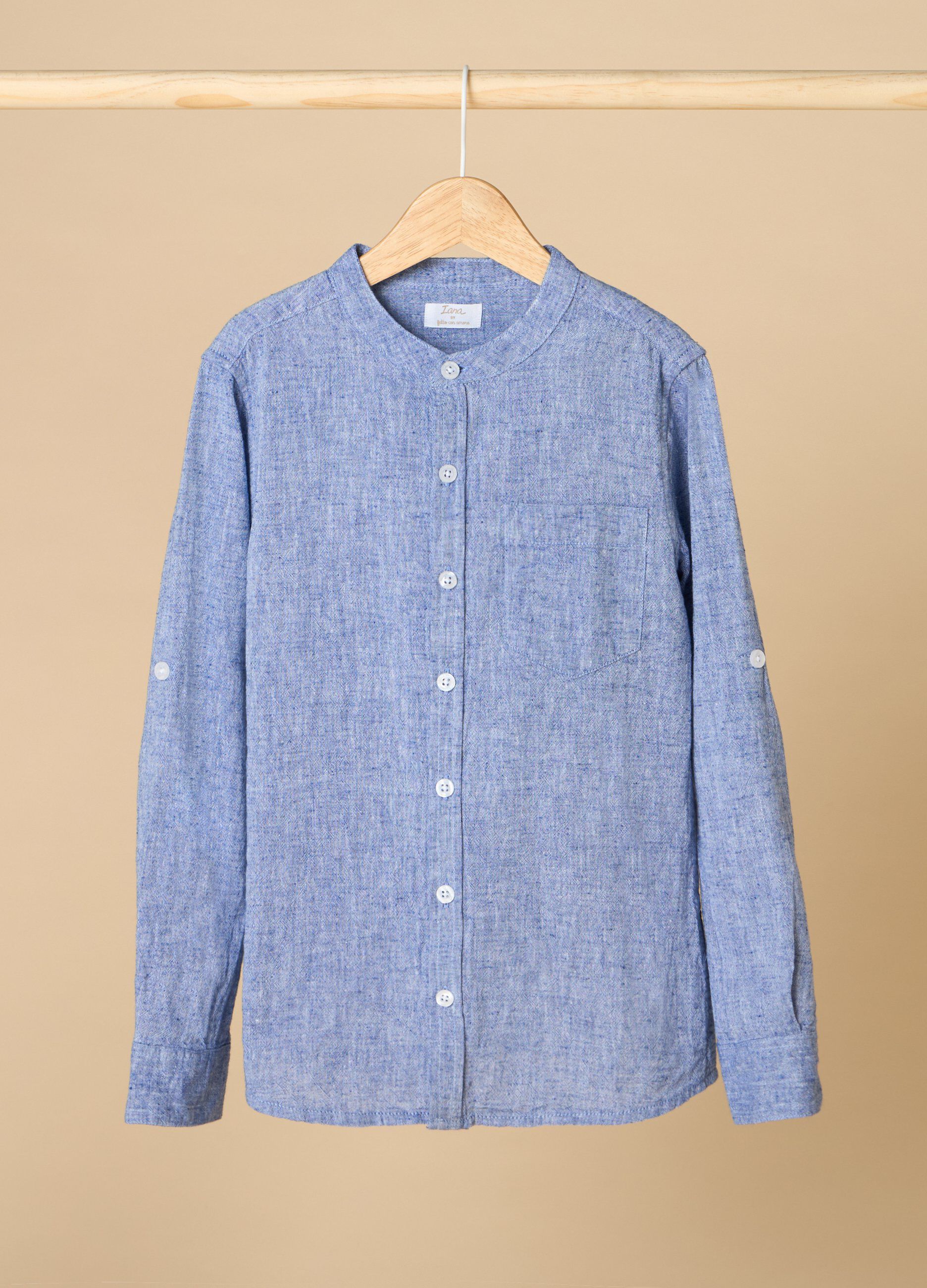 Camicia in misto lino