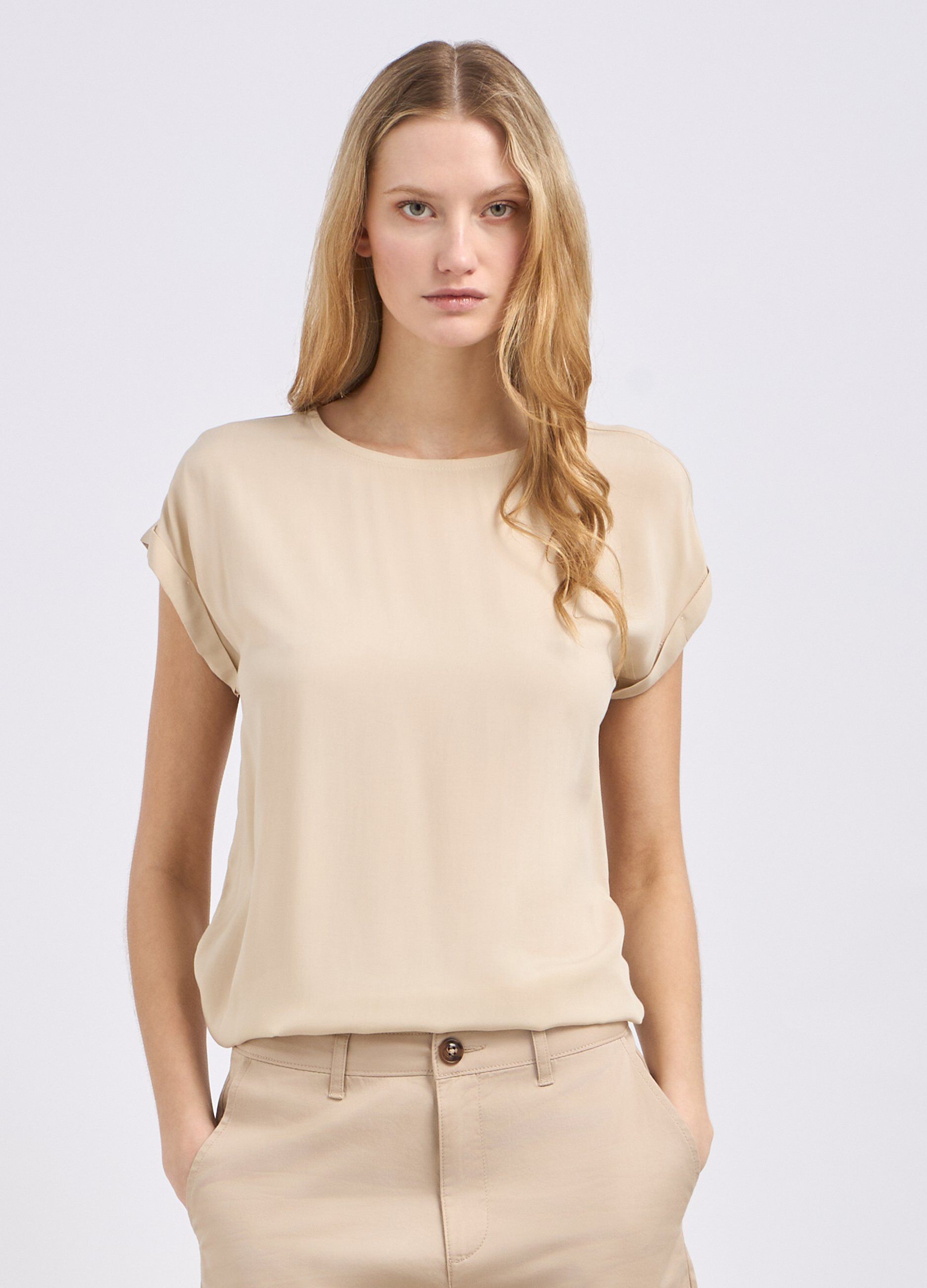 Blusa in pura viscosa donna