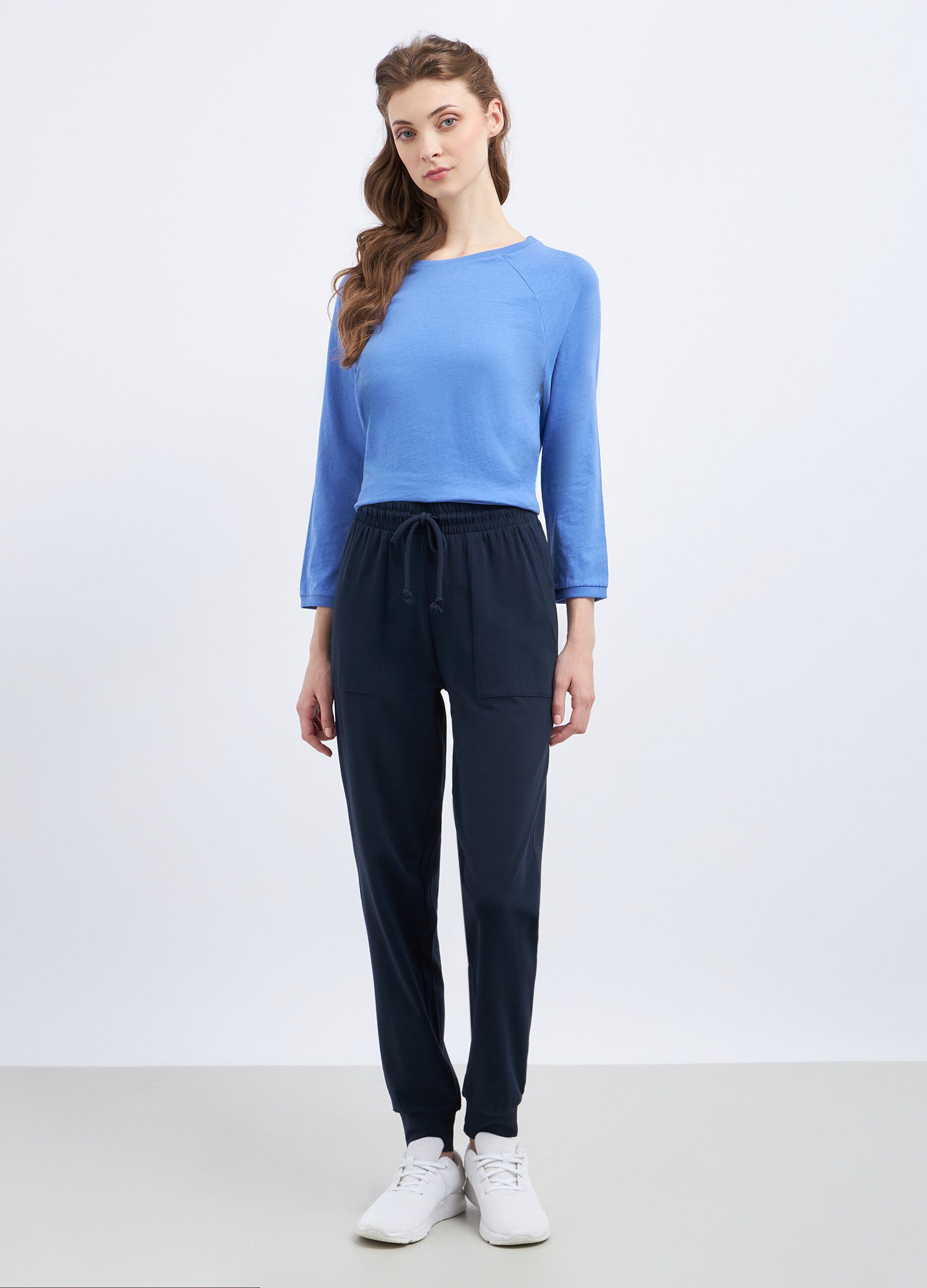 Jogger in cotone stretch Holistic Fitness donna