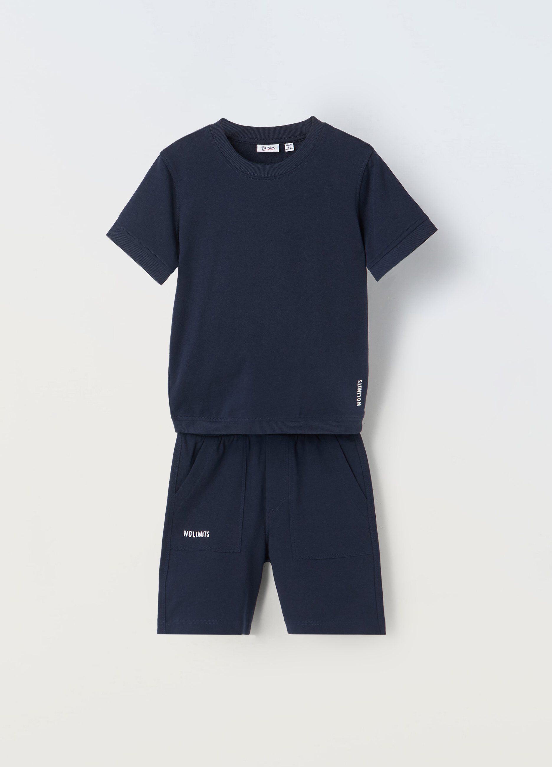 Jogging set in puro cotone bambino
