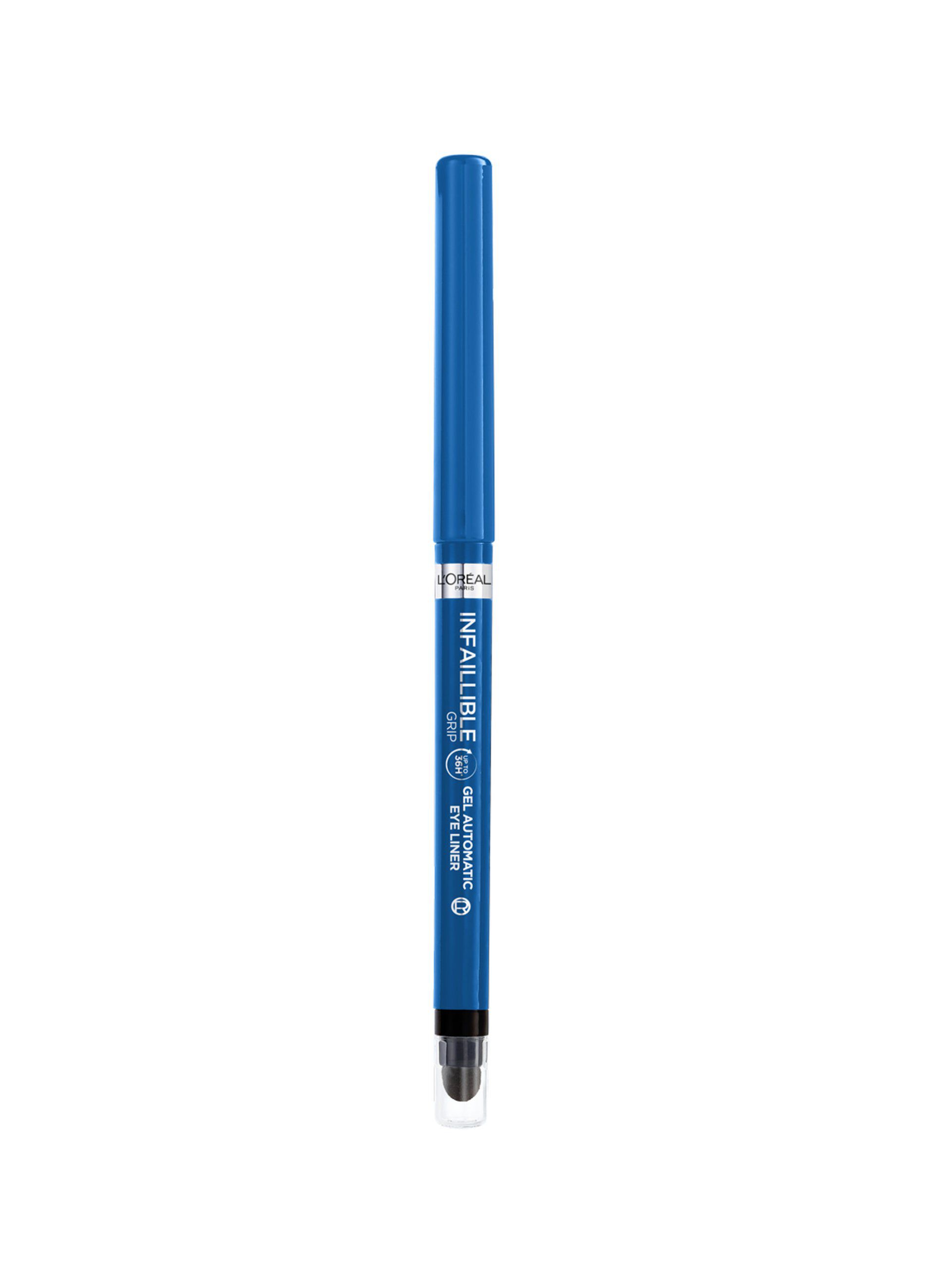L'OrÃ©al Paris Matita Automatica in Gel Infaillible 36H Grip Liner, Tratto Sfumabile a Lunga Tenuta, Waterproof, Formula in Gel, Tonalit&agrave;: 06 Electric Blue.