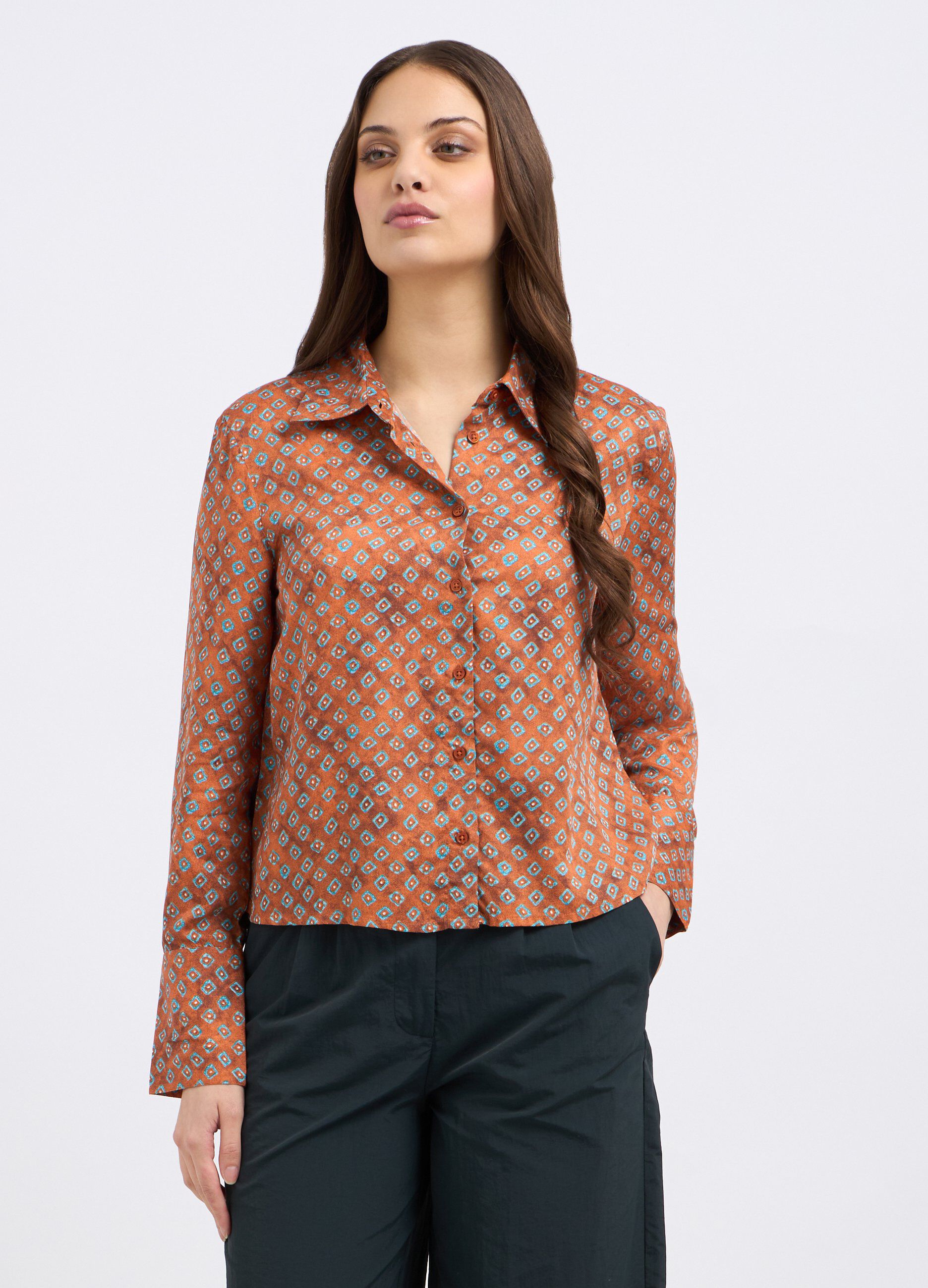 Camicia in fantasia donna
