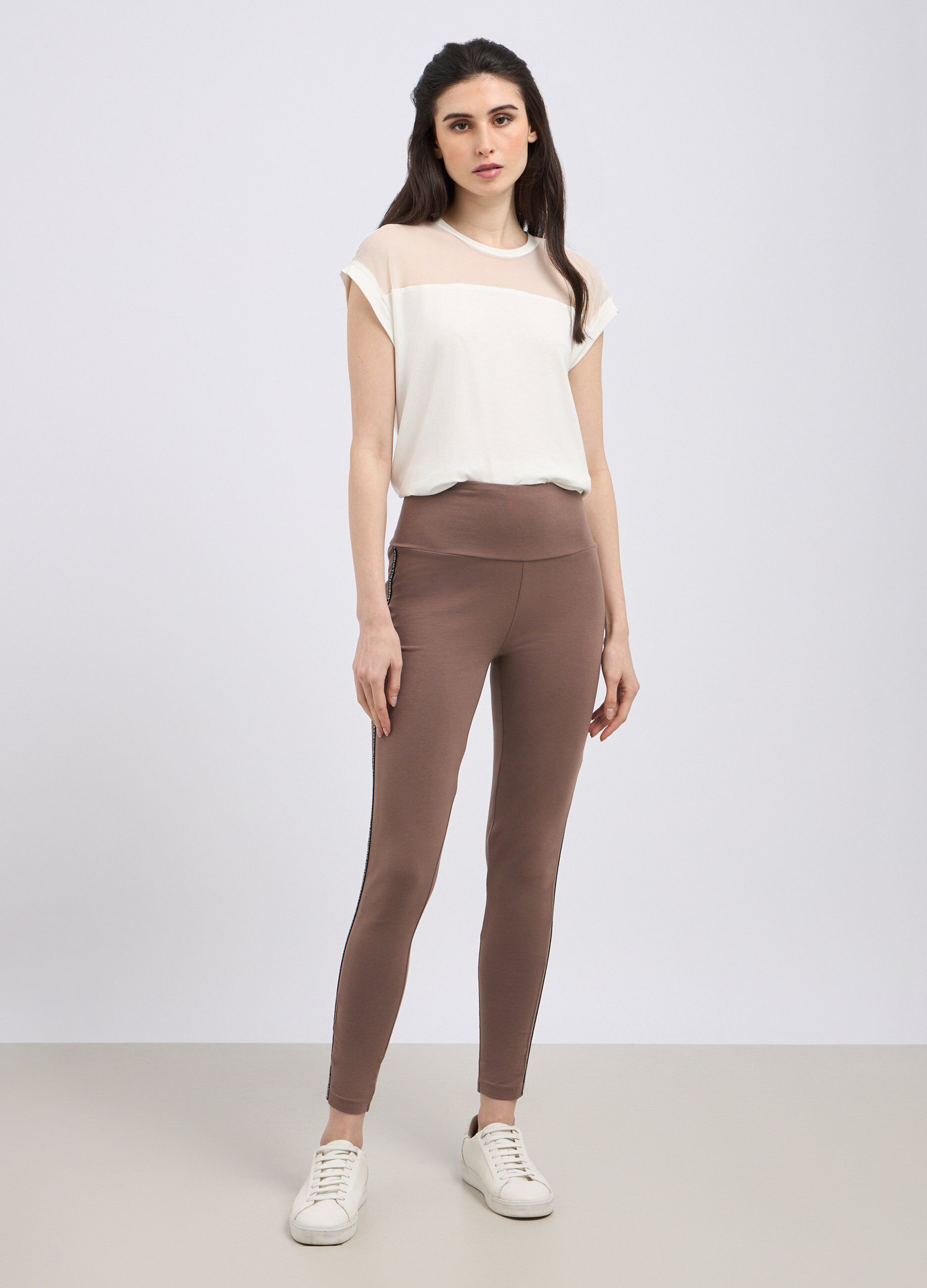 Leggings Holistic in cotone stretch donna