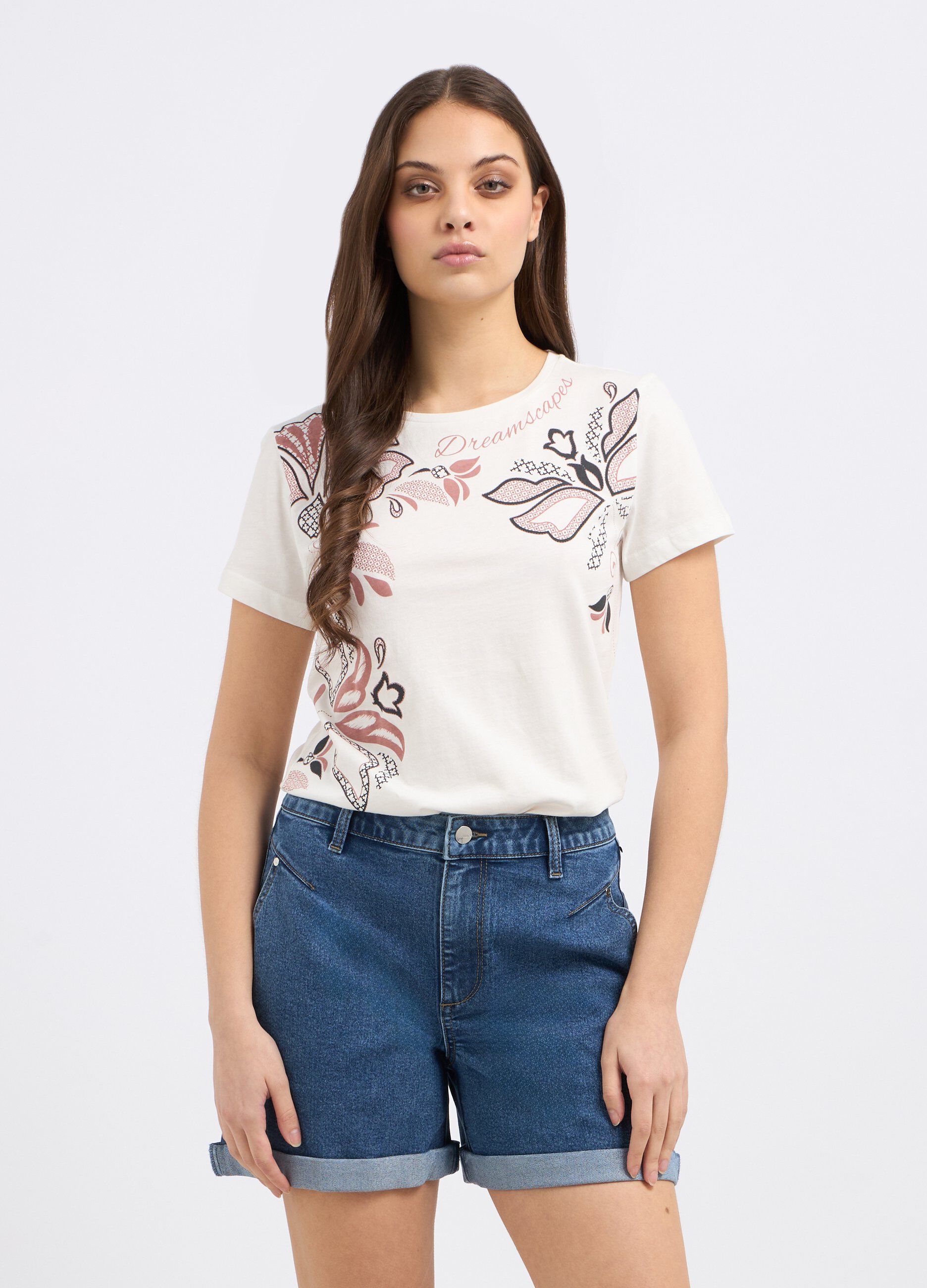T-shirt in puro cotone bio donna