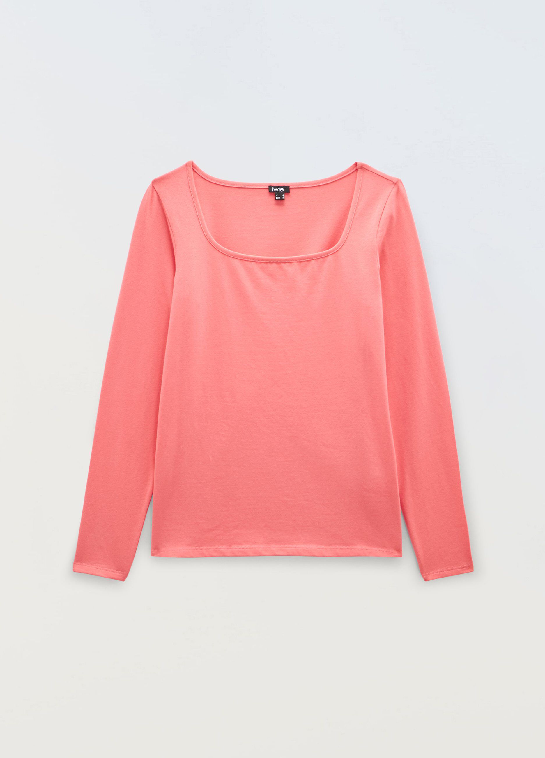 T-shirt in cotone stretch donna