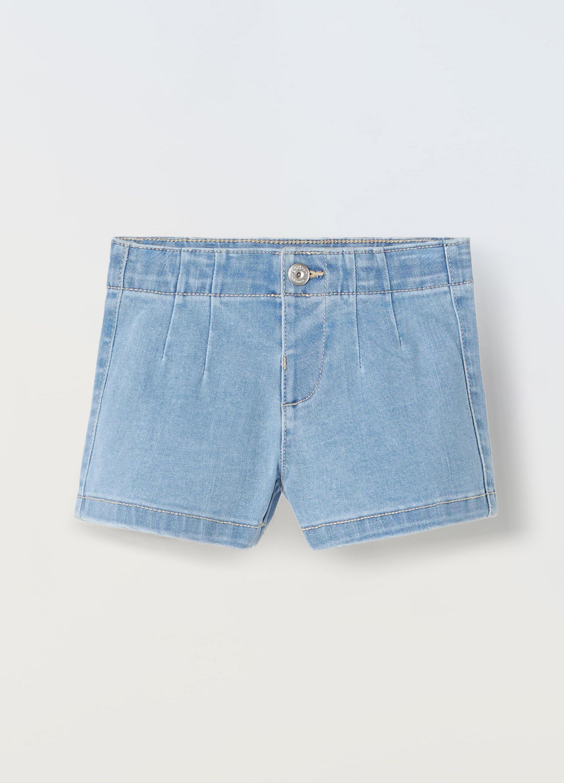 Shorts in denim neonata