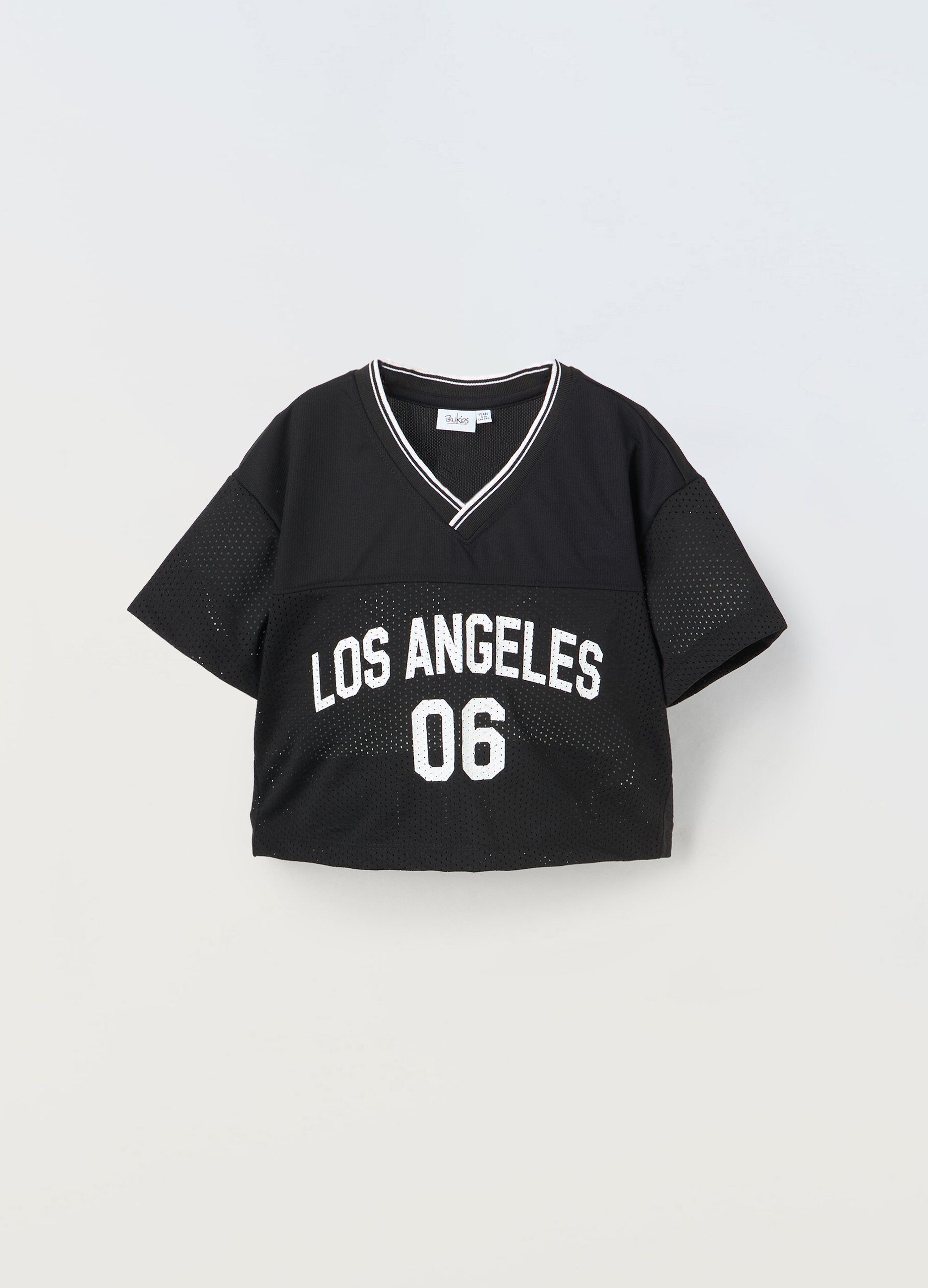 T-shirt NBA cropped ragazza
