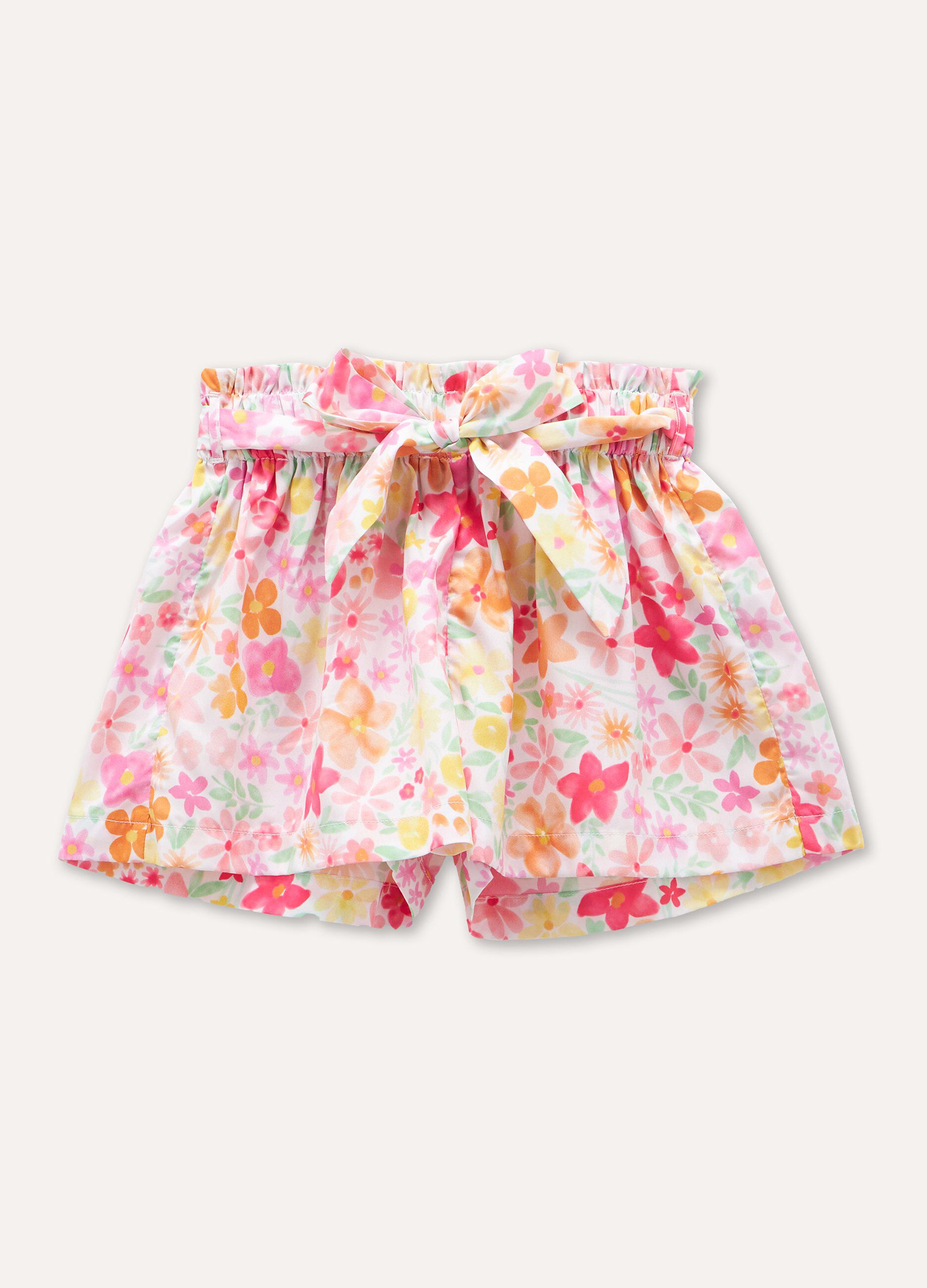 Gonna pantalone con cintura bambina
