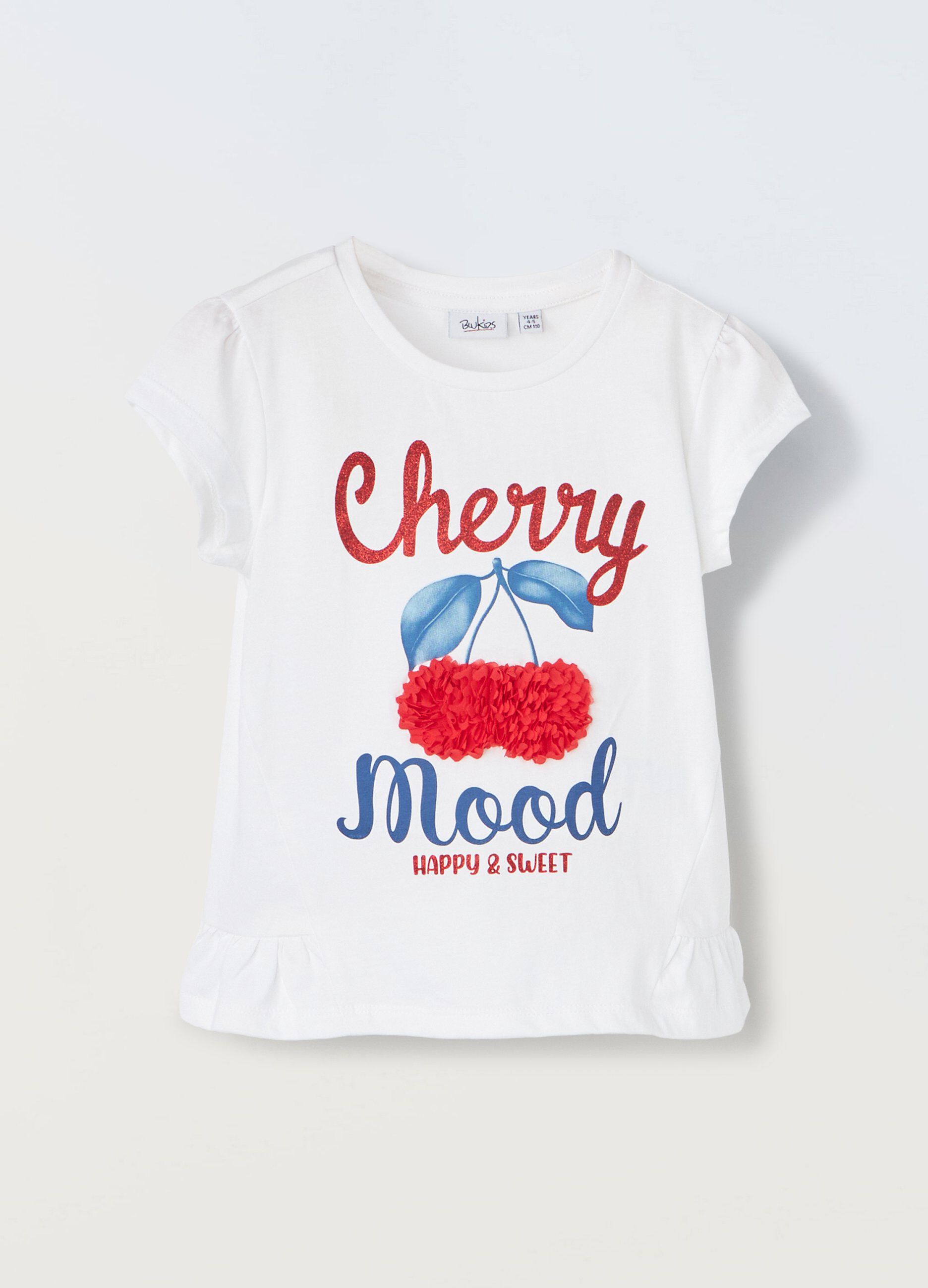 T-shirt in puro cotone bambina