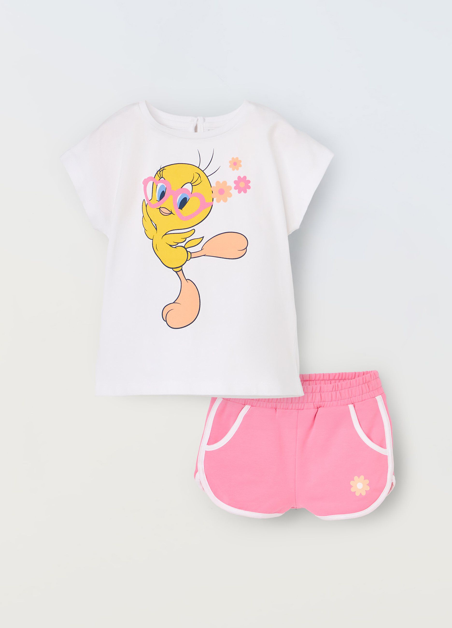 Jogging set in cotone stretch neonata