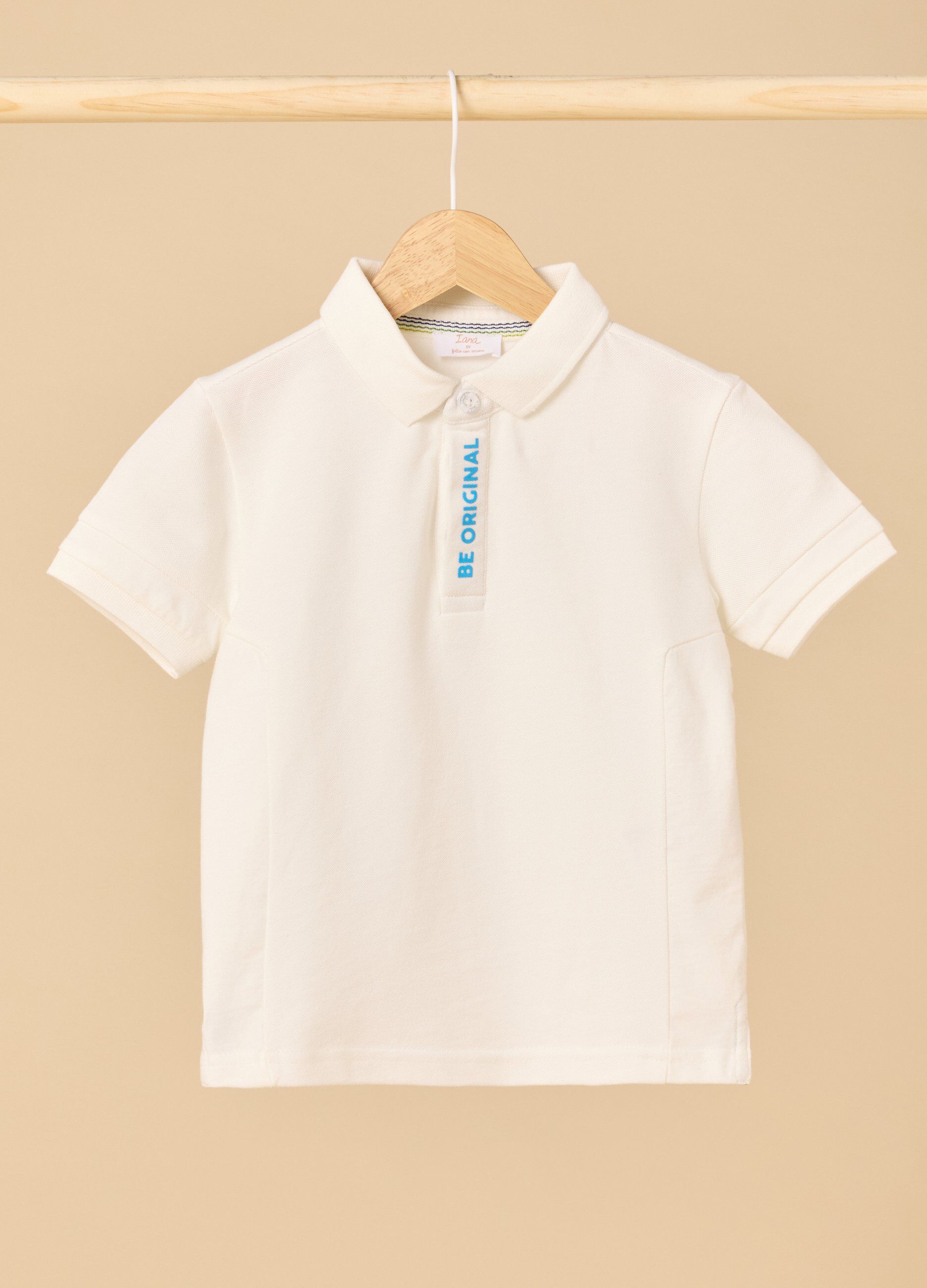 Polo IANA in puro cotone Piquet bambino