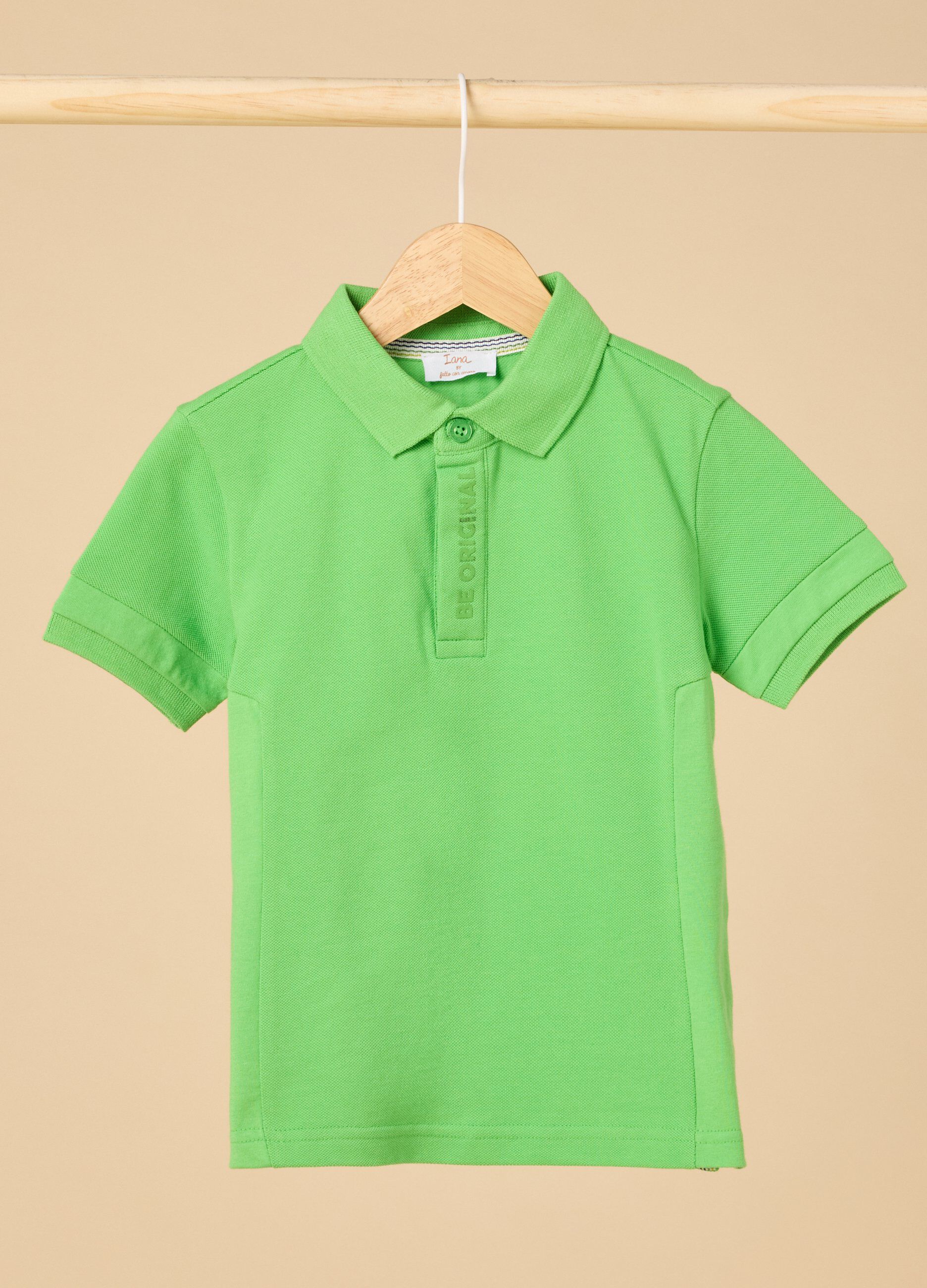Polo IANA in puro cotone Piquet bambino