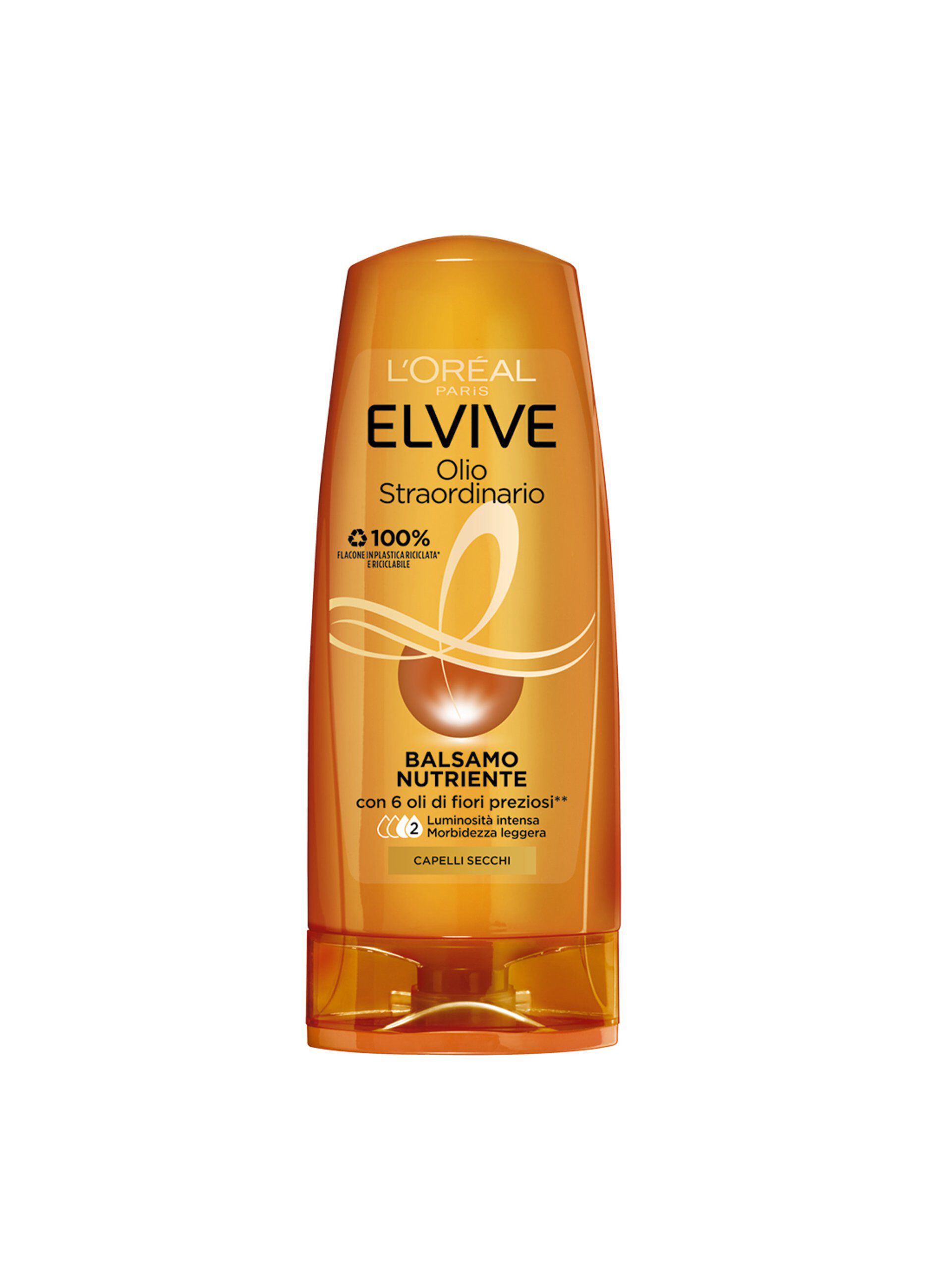 L'OrÃ©al Paris Balsamo Elvive Olio Straordinario, Azione Nutriente per Capelli Secchi, 200 ml.
