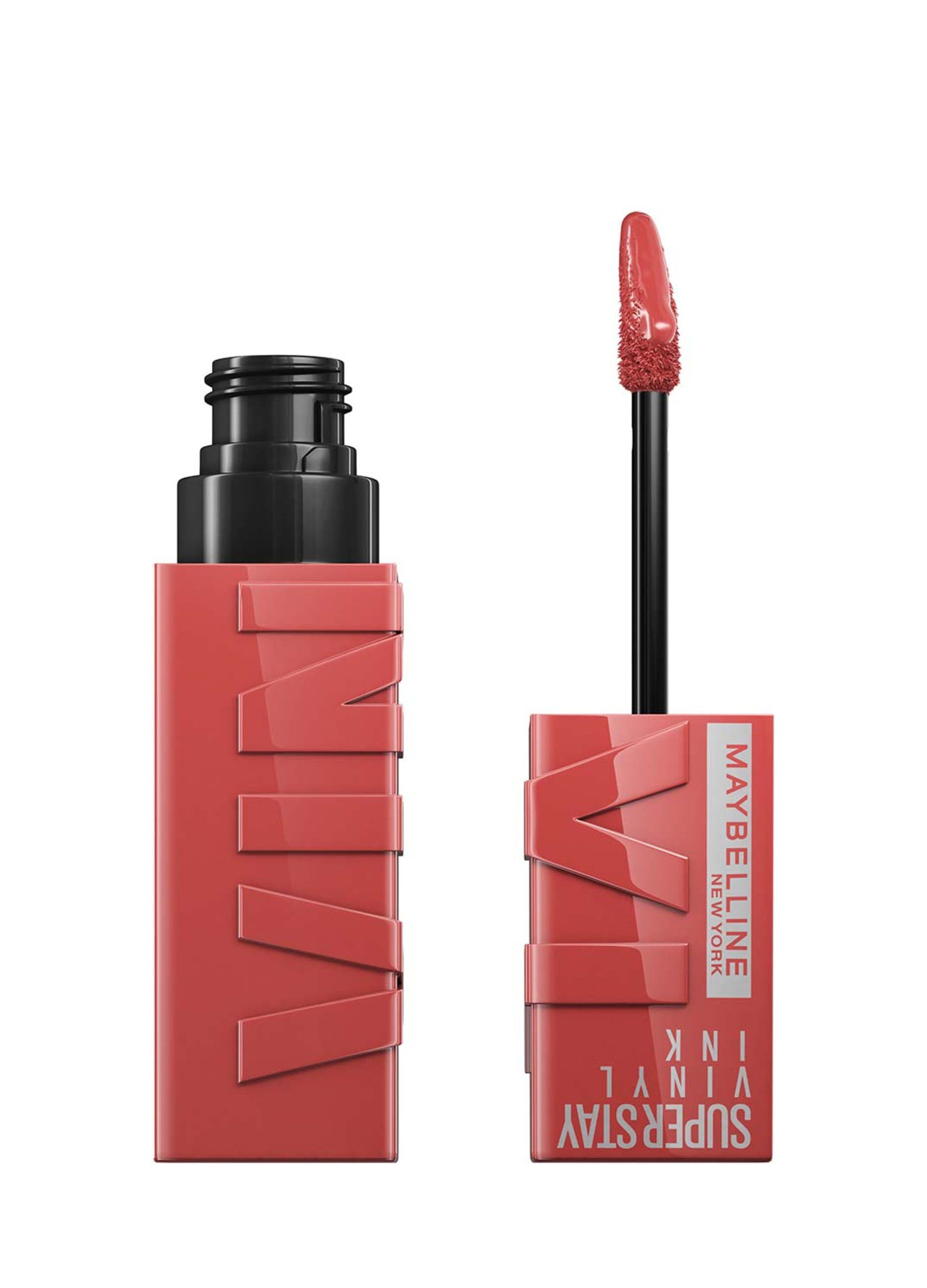 Rossetto a lunga tenuta effetto vinilico superstay vinyl ink15 peachy.