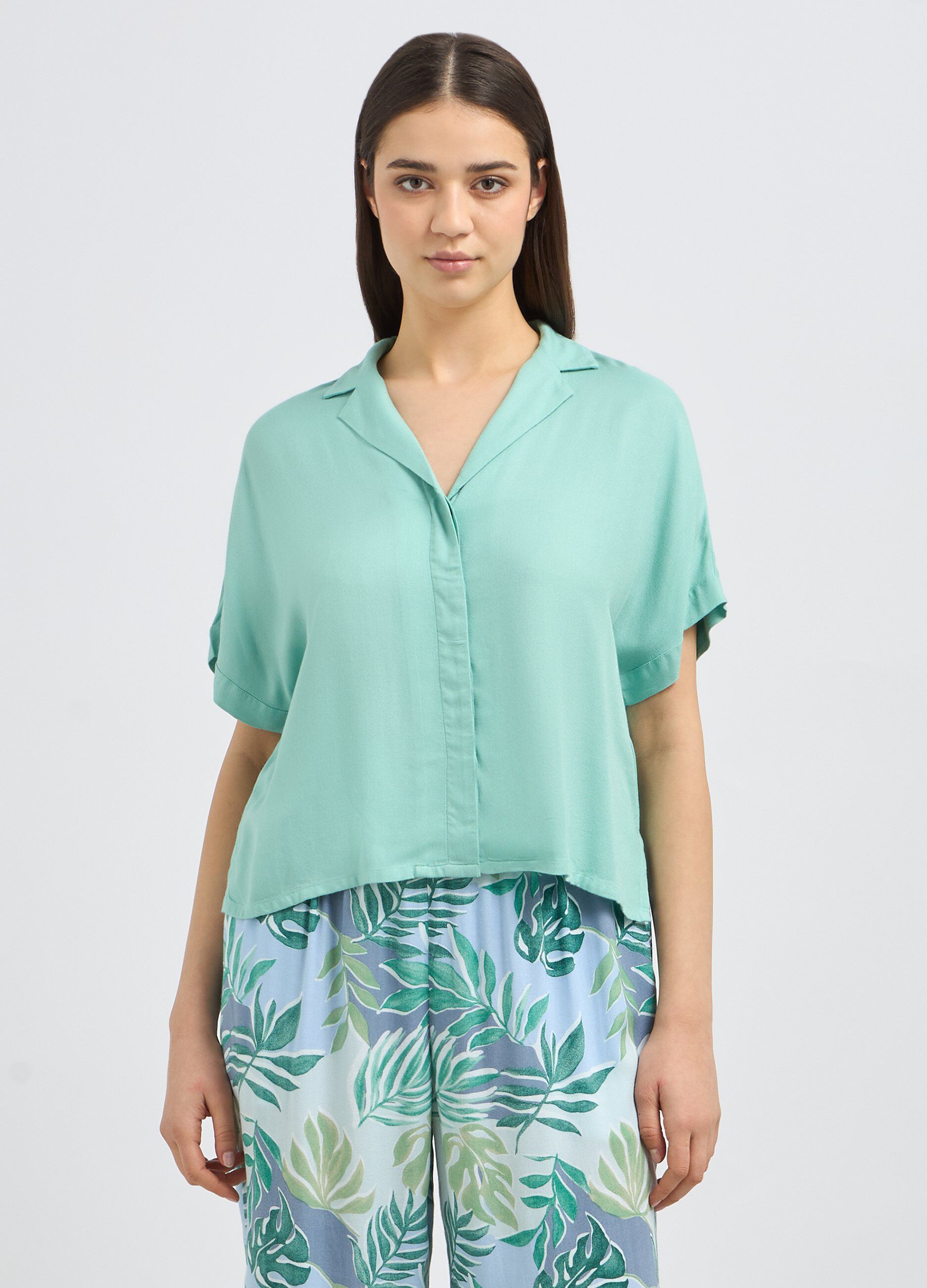 Top pigiama in pura viscosa donna
