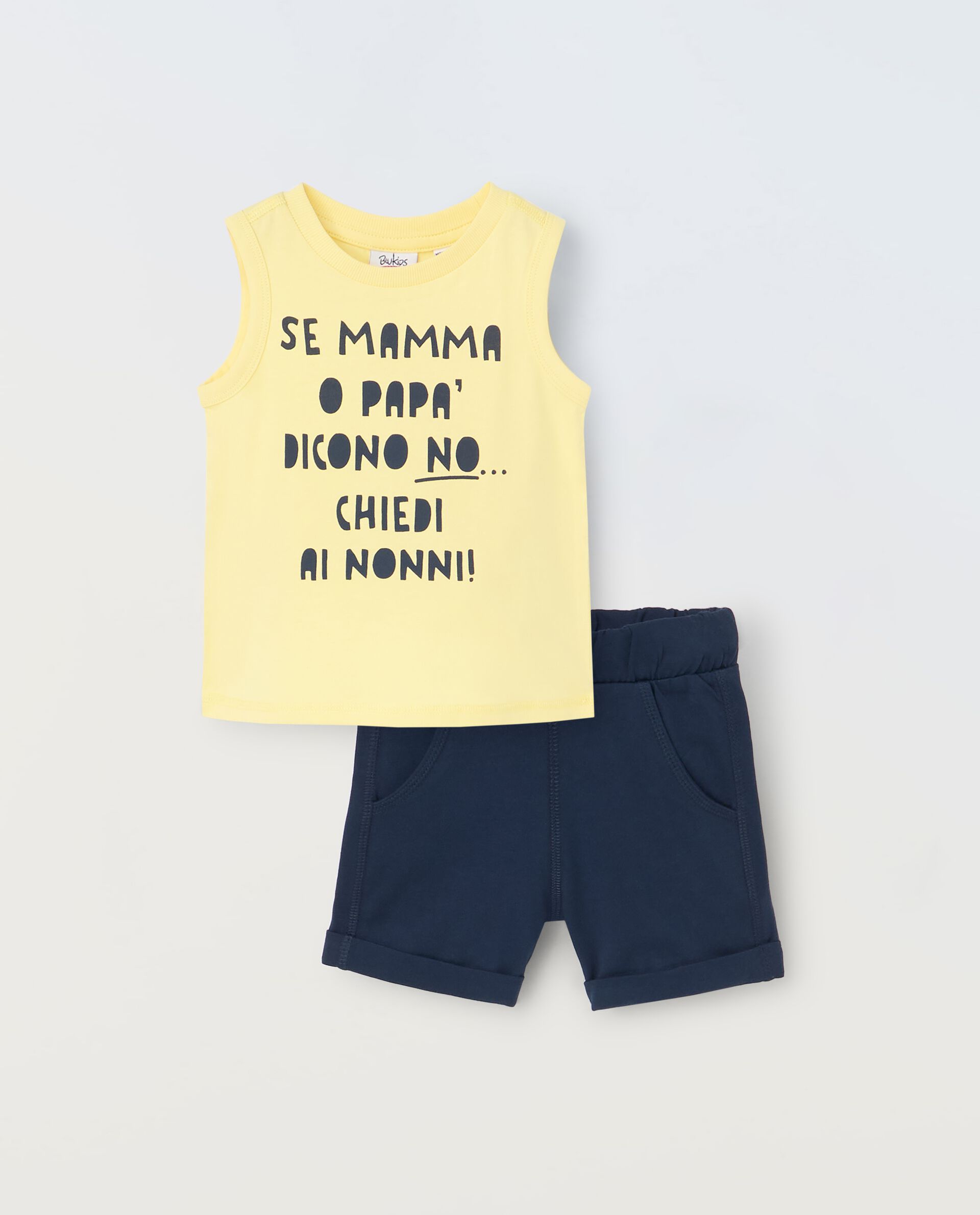 Jogging set in puro cotone neonato