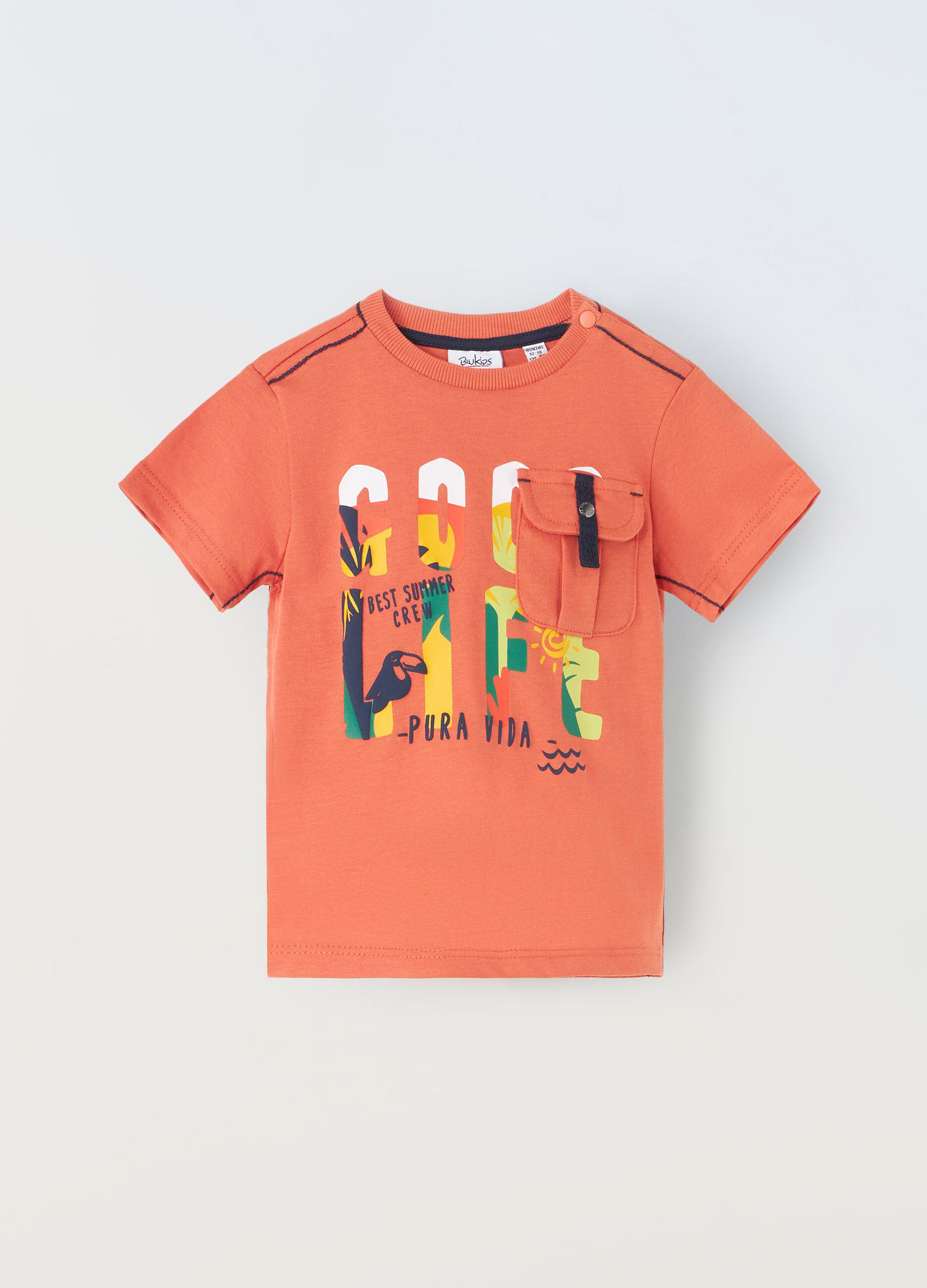 T-shirt in puro cotone neonato