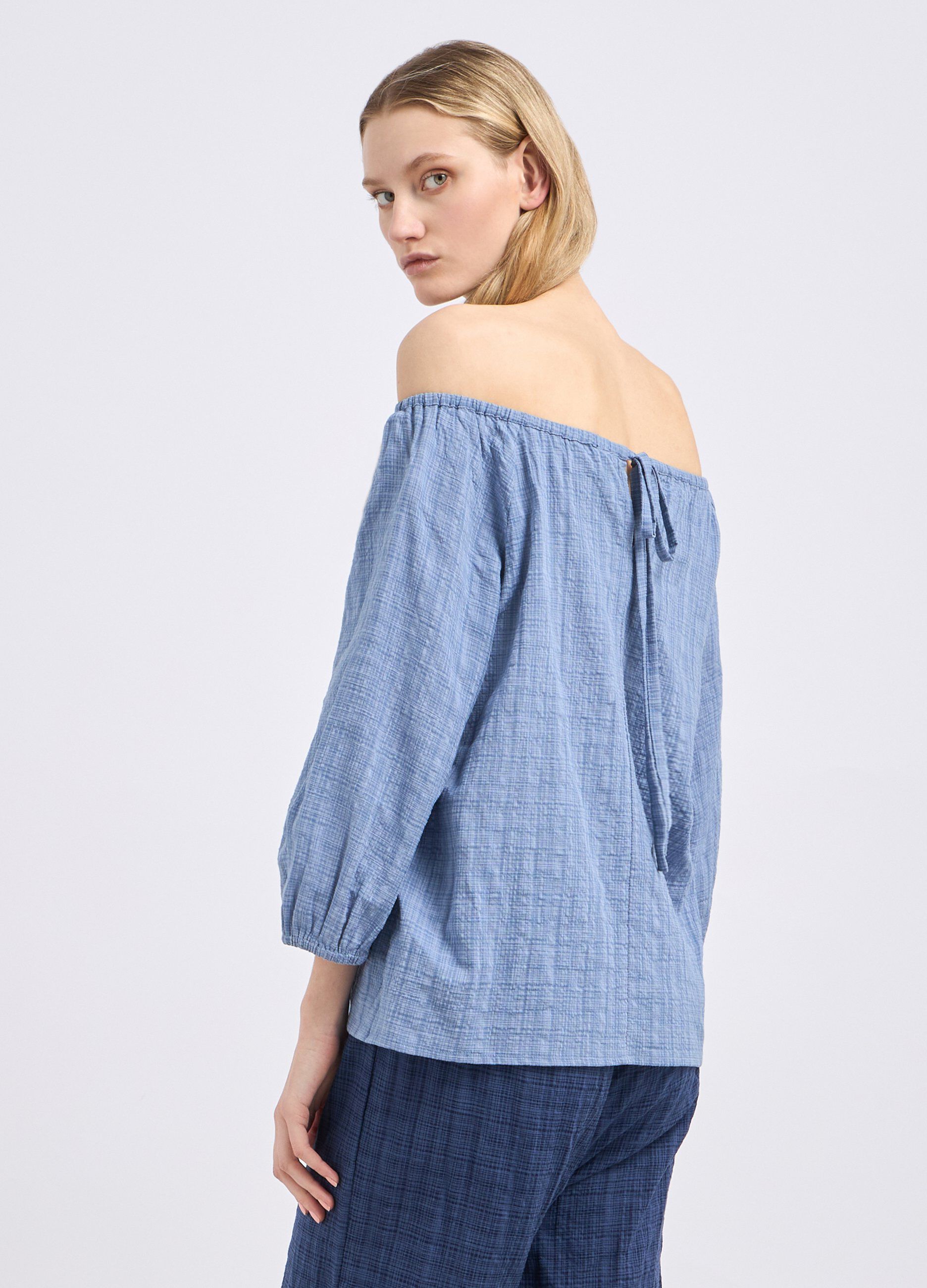 Blusa in misto cotone donna 3 Blusa in misto cotone donna