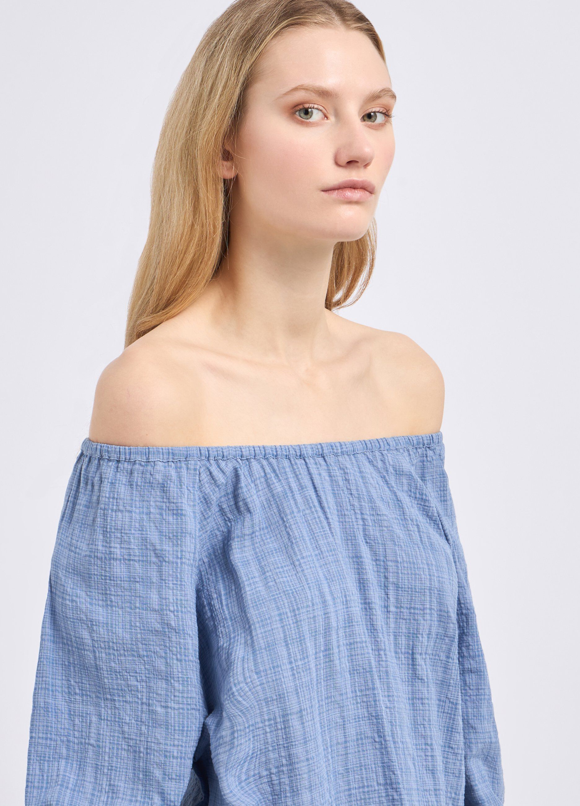 Blusa in misto cotone donna 4 Blusa in misto cotone donna