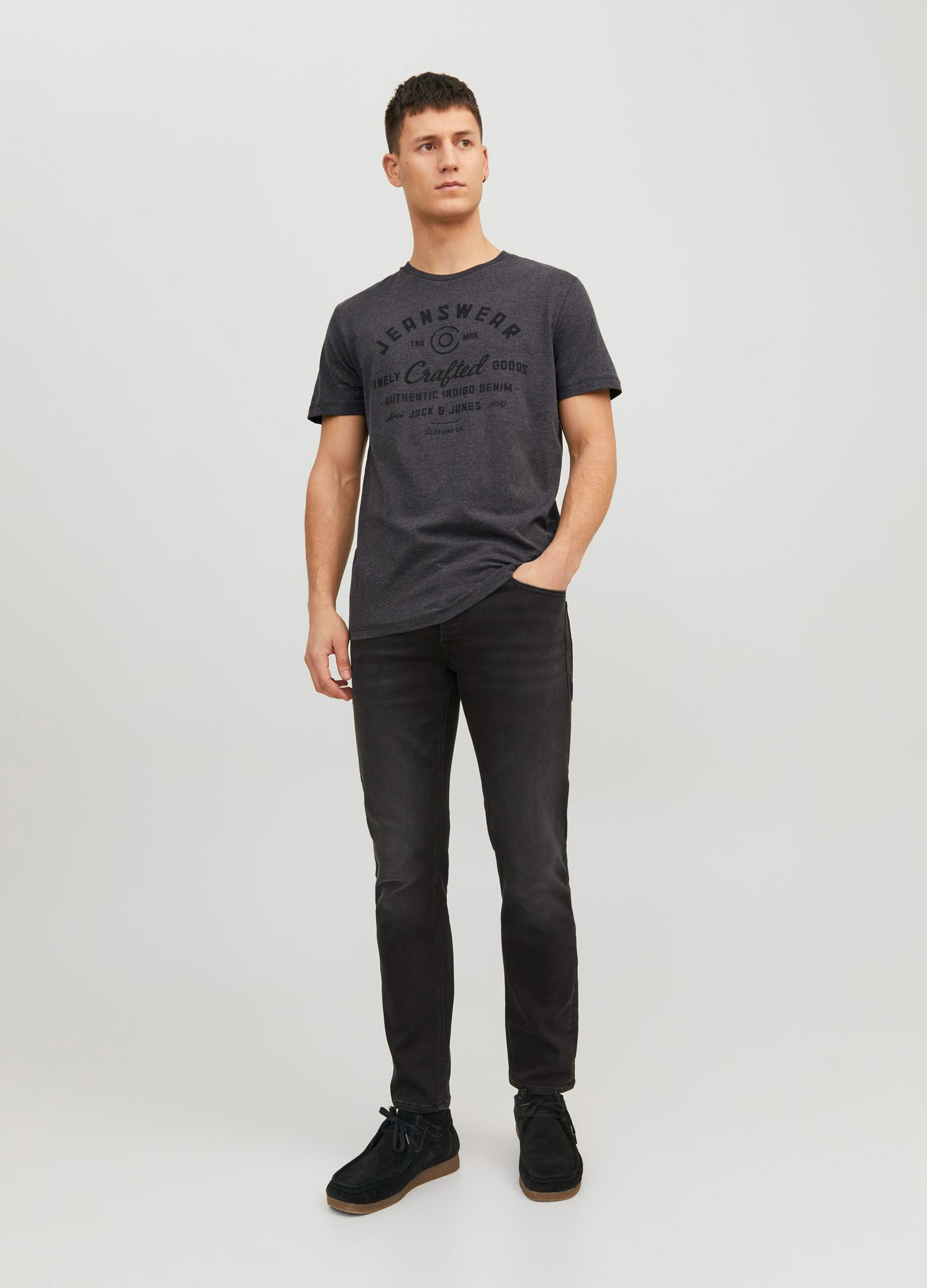 T-shirt in cotone mÃ©lange con stampa uomo