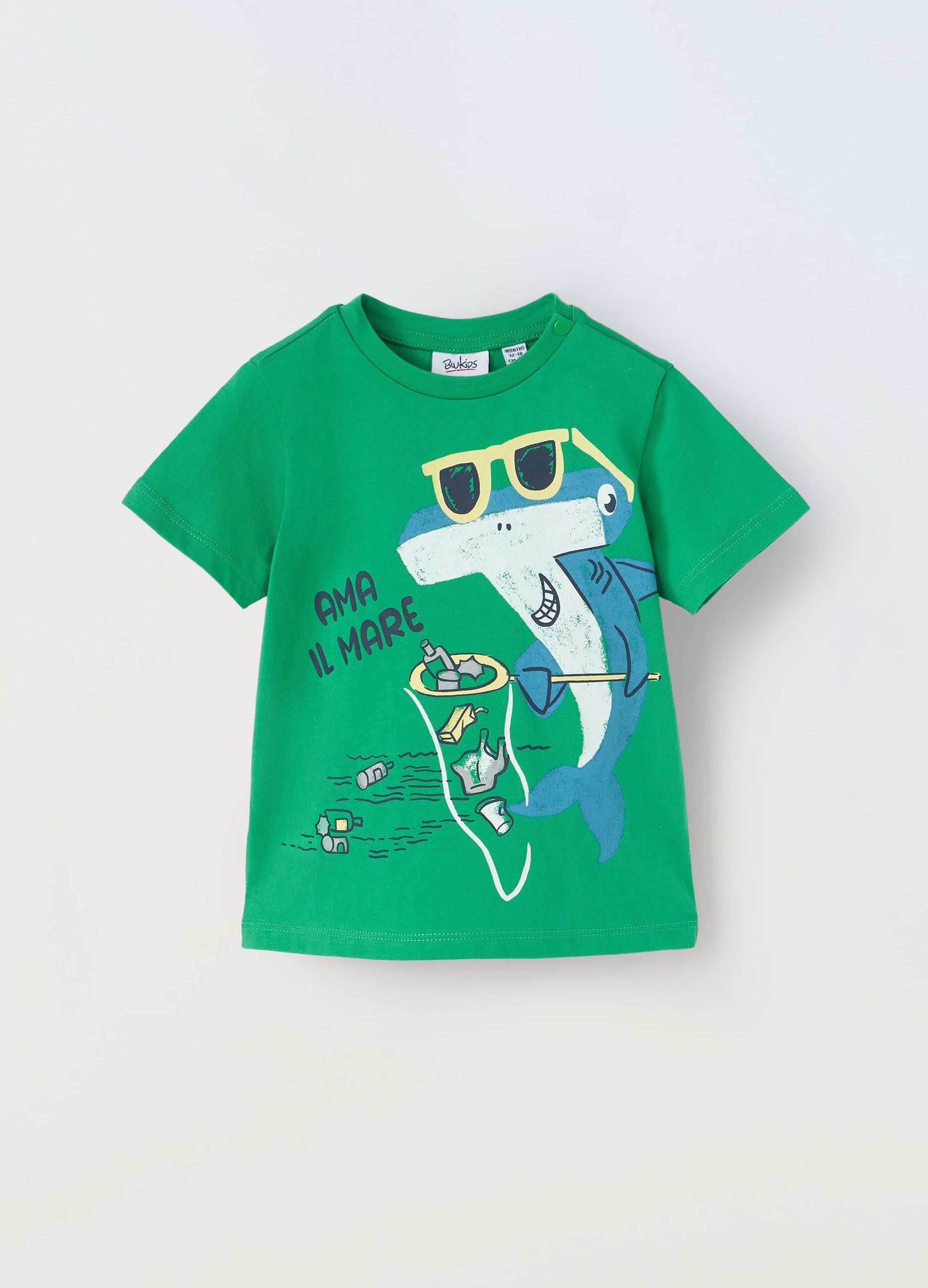 T-shirt in puro cotone neonato