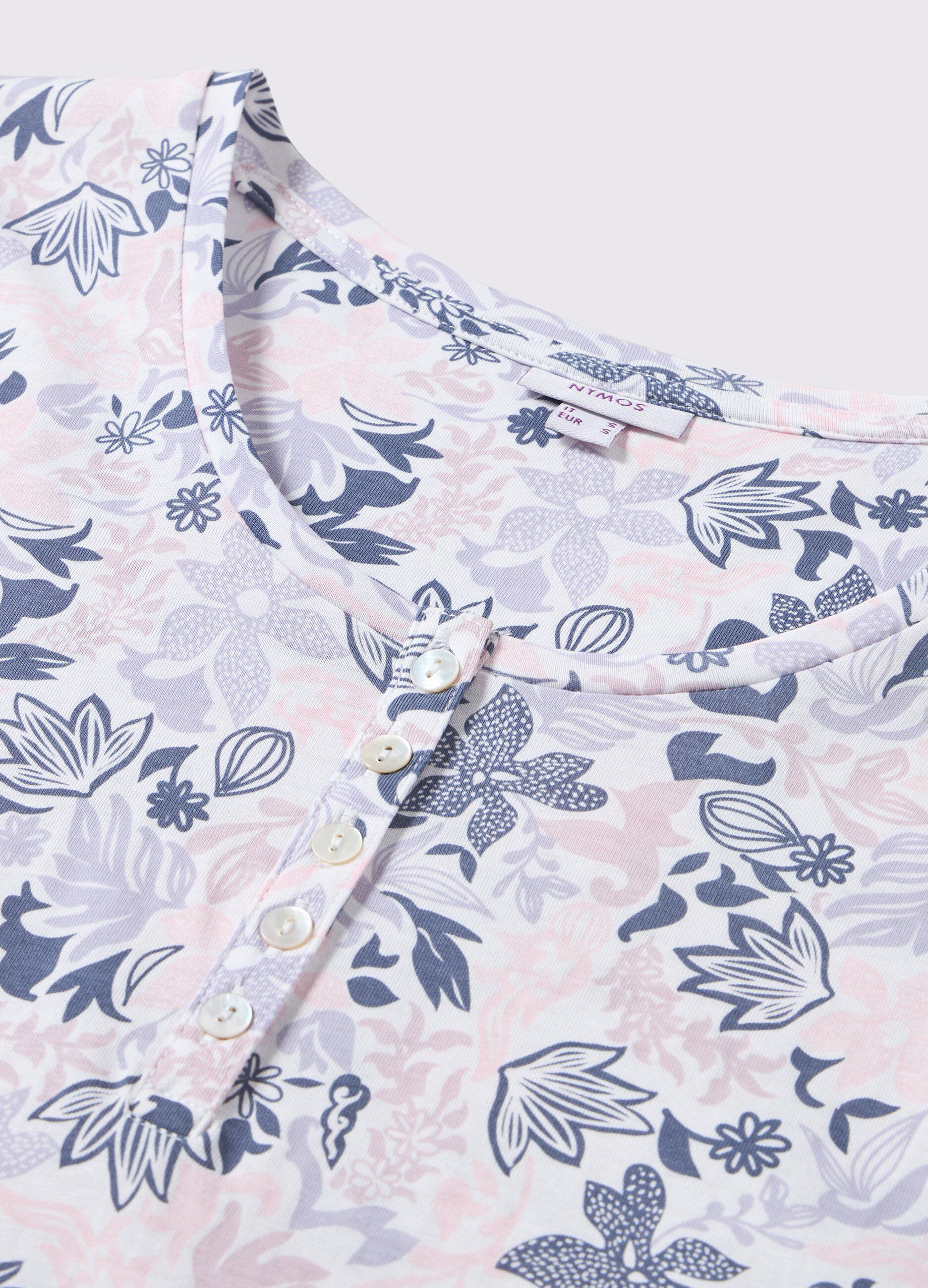 Camicia da notte in puro cotone donna 3 Camicia da notte in puro cotone donna