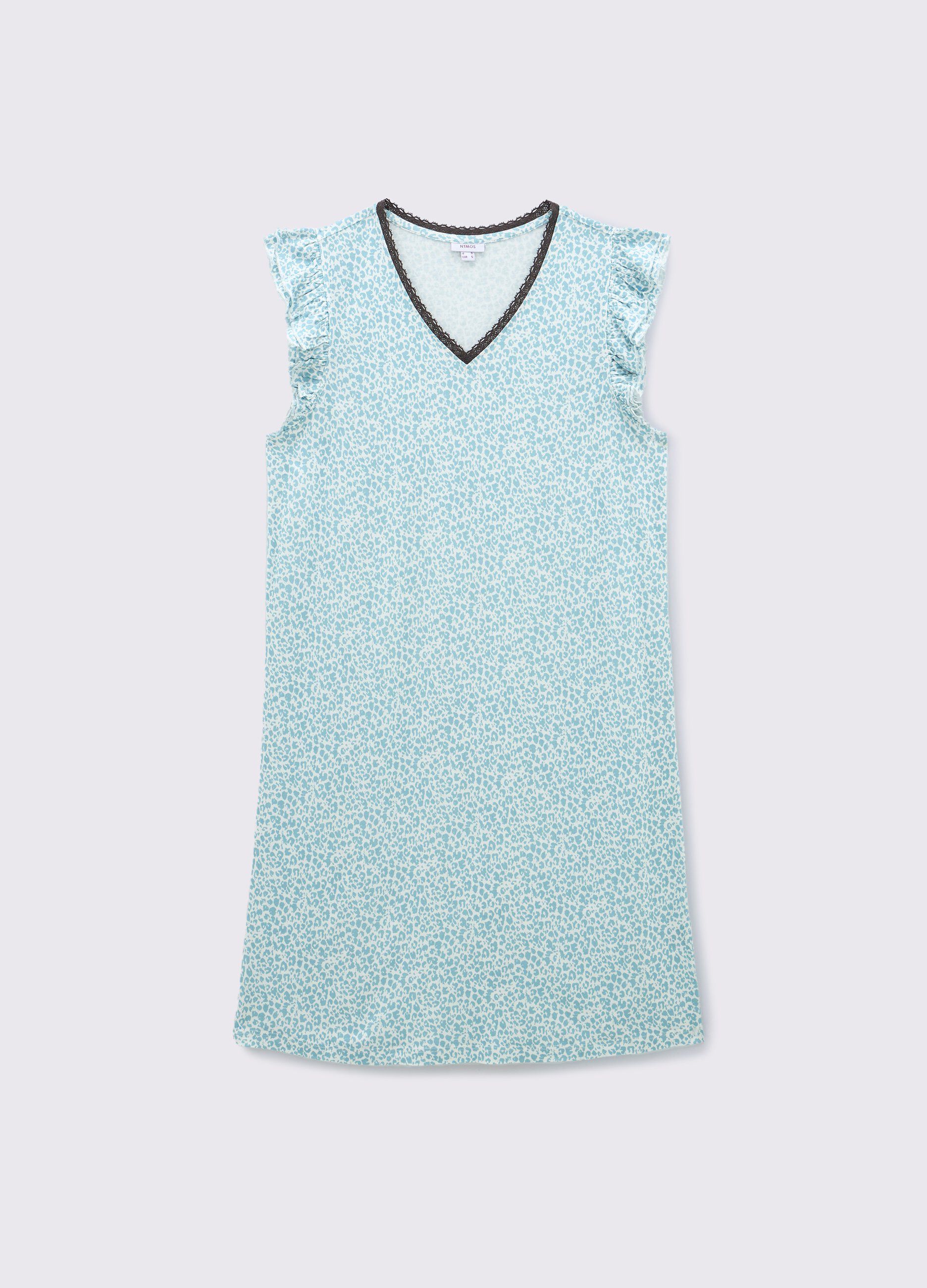 Camicia da notte in pura viscosa donna