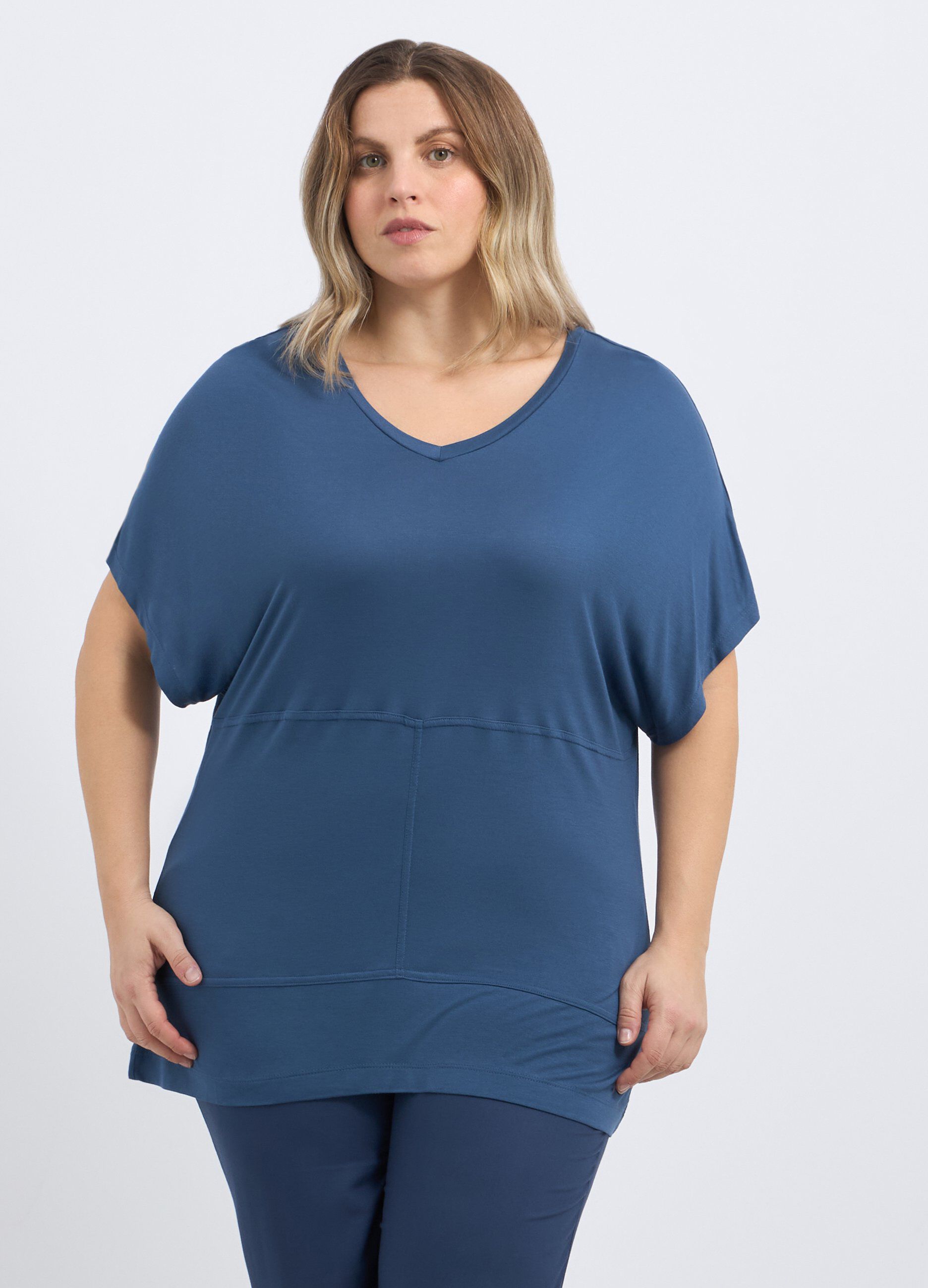 T-shirt in pura viscosa donna