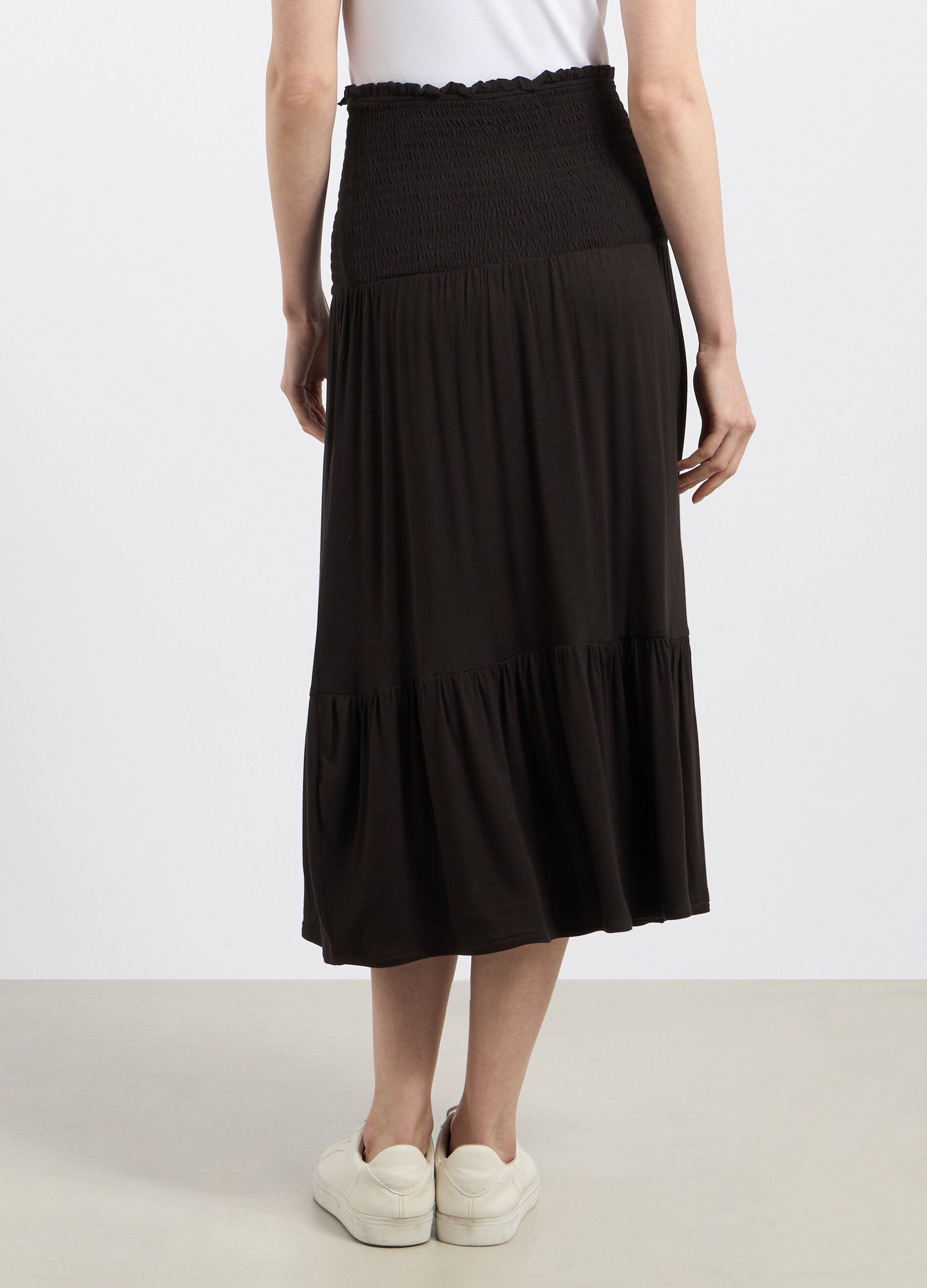 Gonna lunga in viscosa stretch donna 3 Gonna lunga in viscosa stretch donna