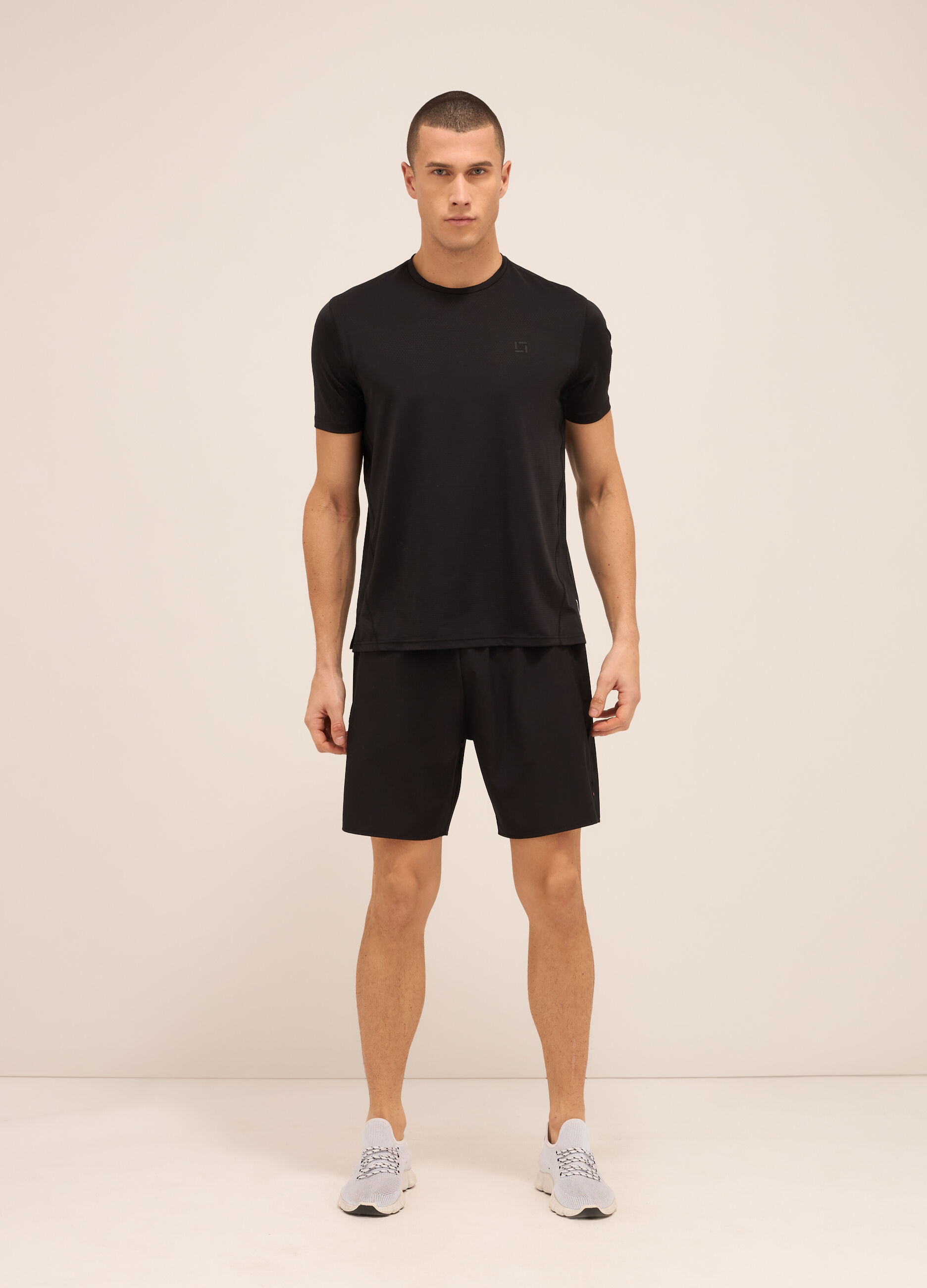 Shorts sportivi in tessuto tecnico uomo