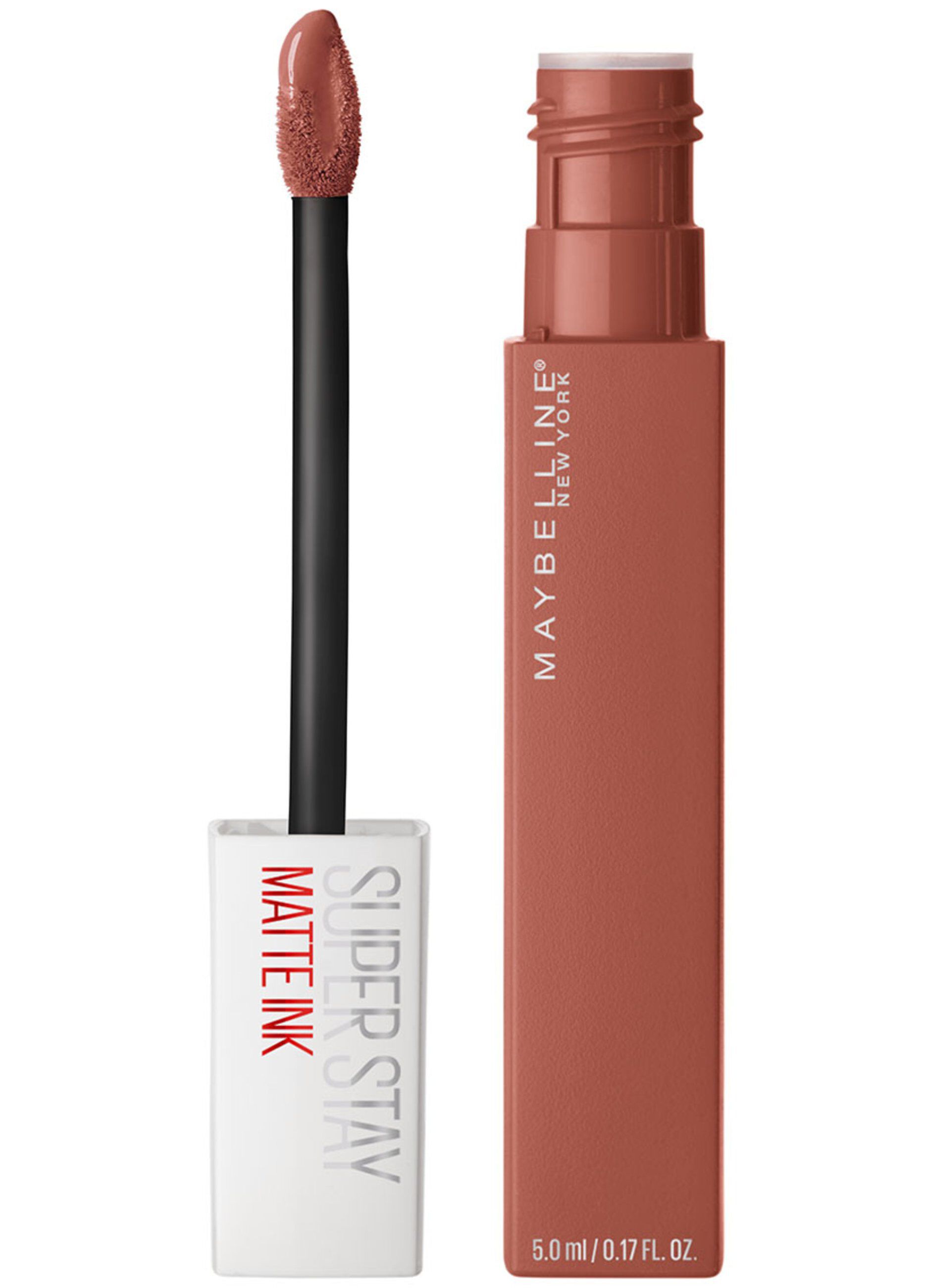 Maybelline New York Tinta Labbra SuperStay Matte Ink, Rossetto Matte Liquido a Lunga Tenuta, Amazonian (70), 5 ml.