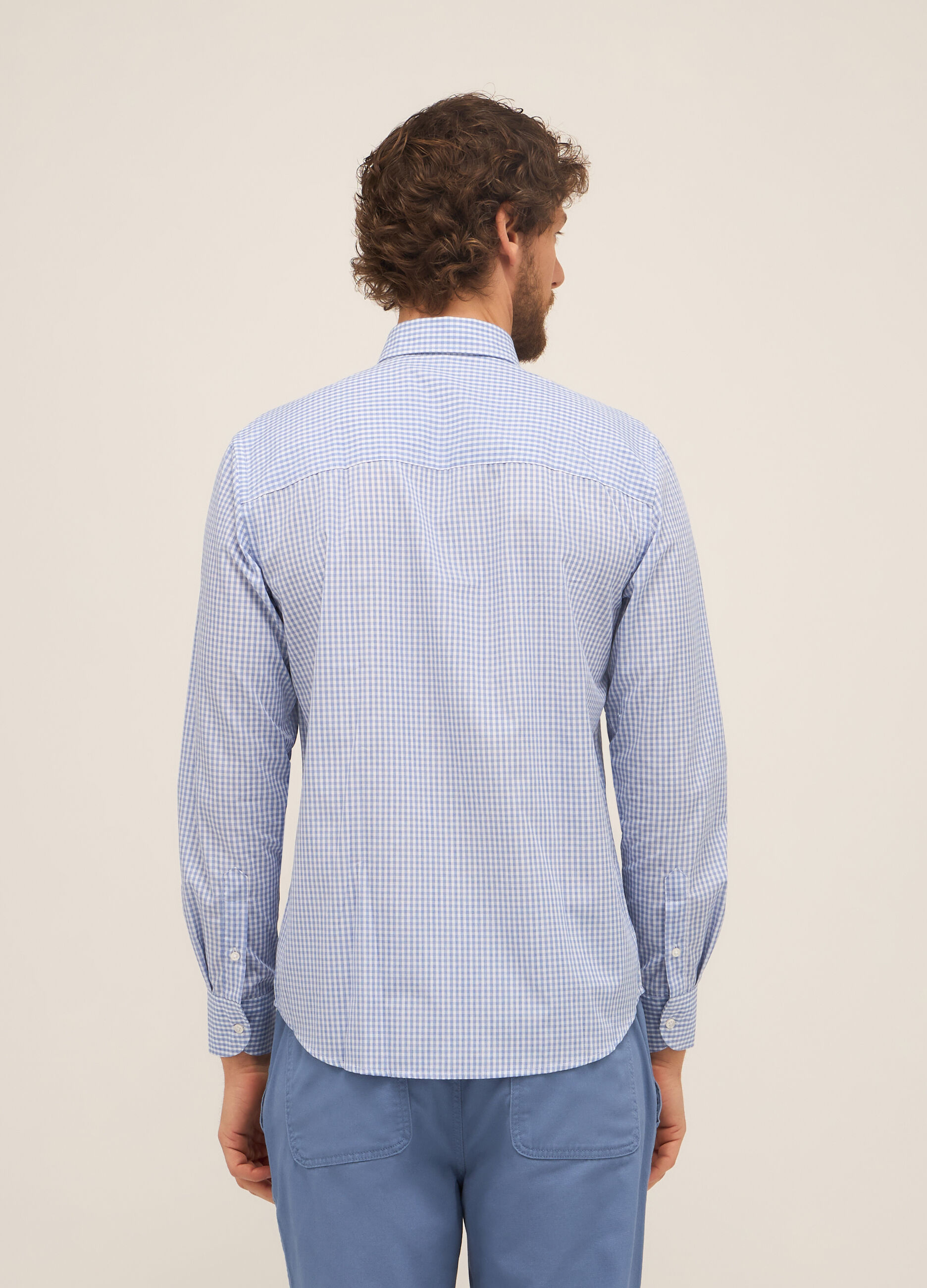 Camicia regular fit button-down in misto cotone uomo 3 Camicia regular fit button-down in misto cotone uomo