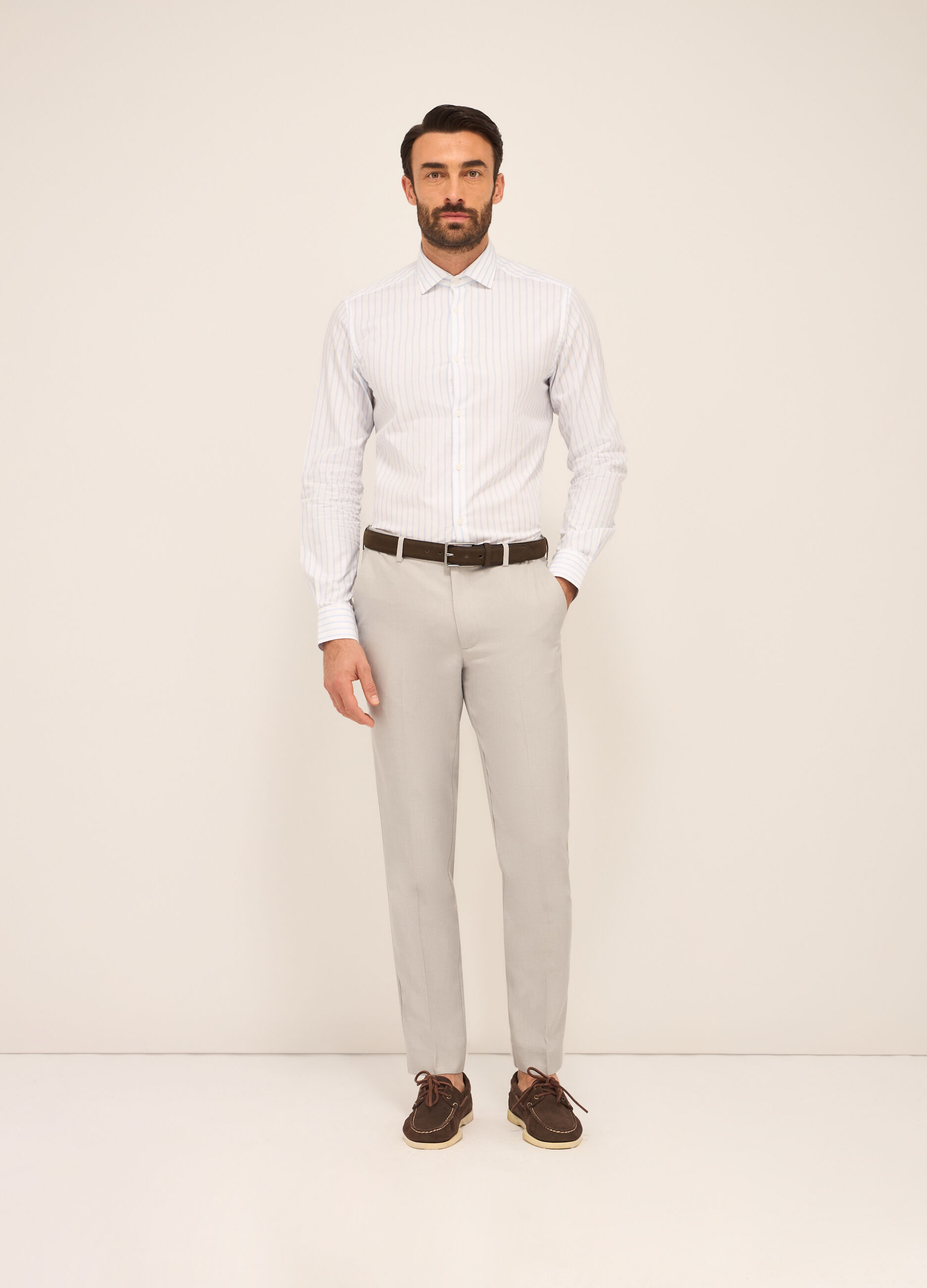 Pantaloni classici regular fit uomo