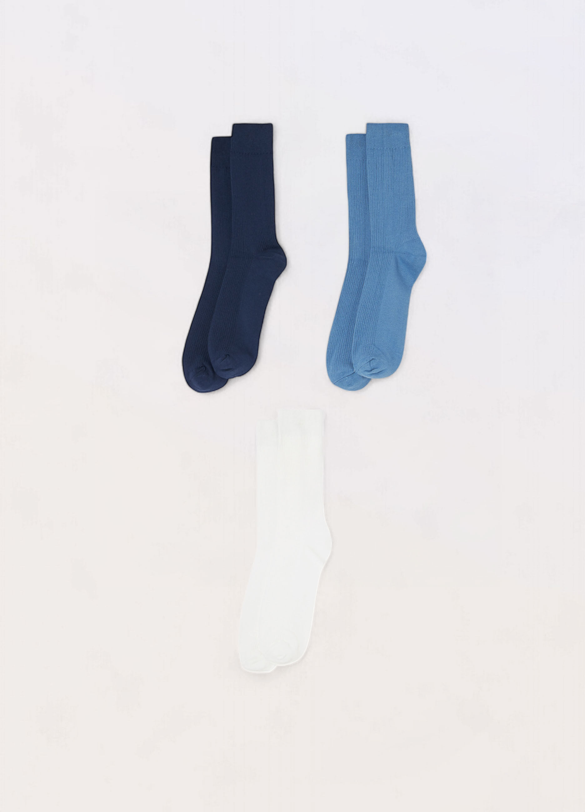 3 pack calze corte in cotone stretch uomo