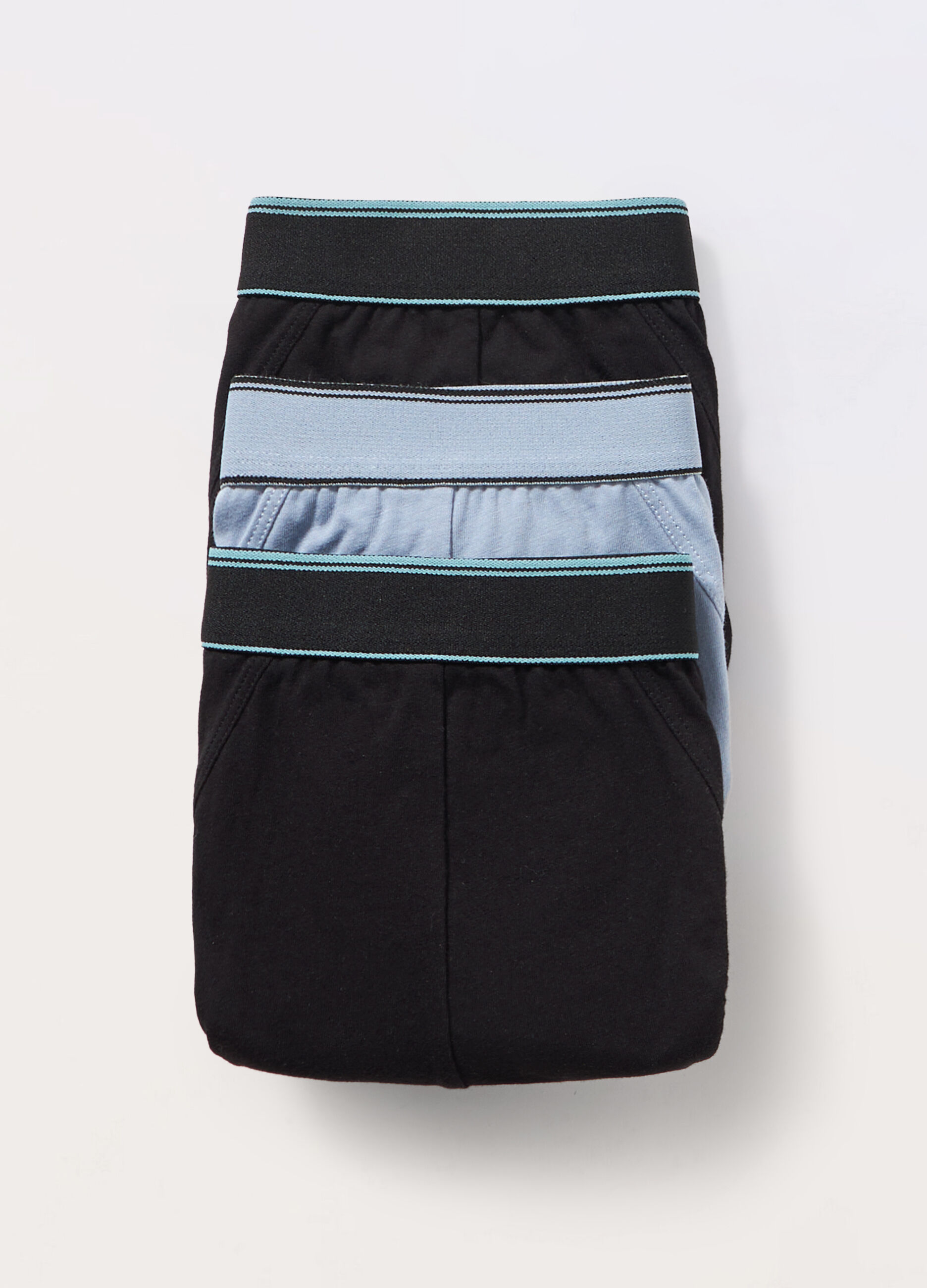 3 pack slip con elastico in jersey di cotone uomo