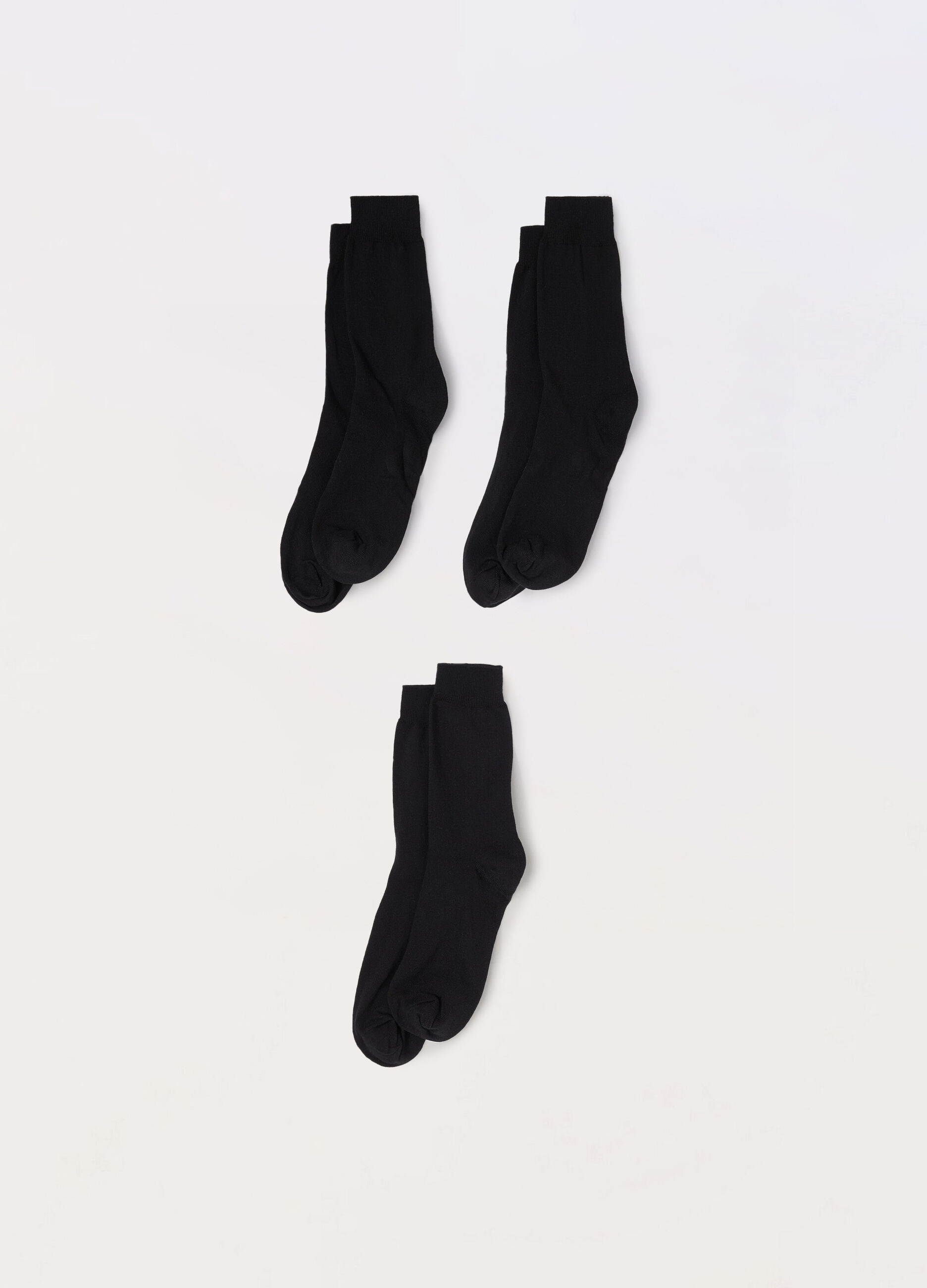 3 pack calze corte in misto cotone uomo