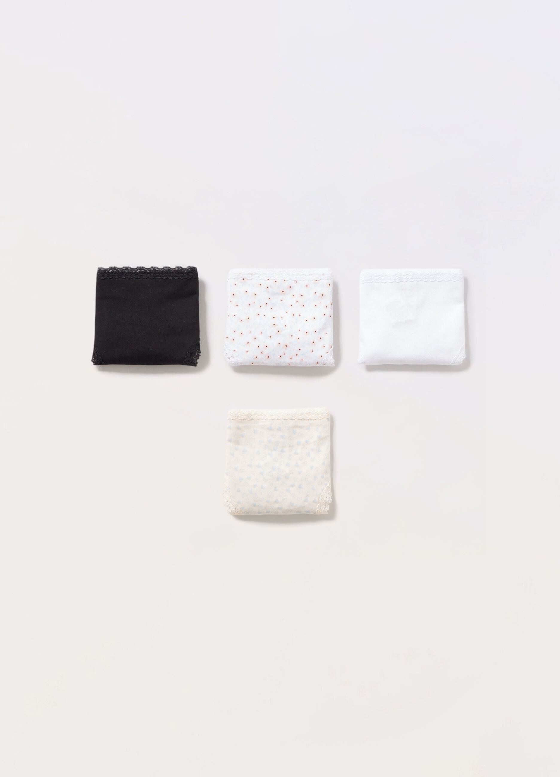 Pack 4 slip in puro cotone donna