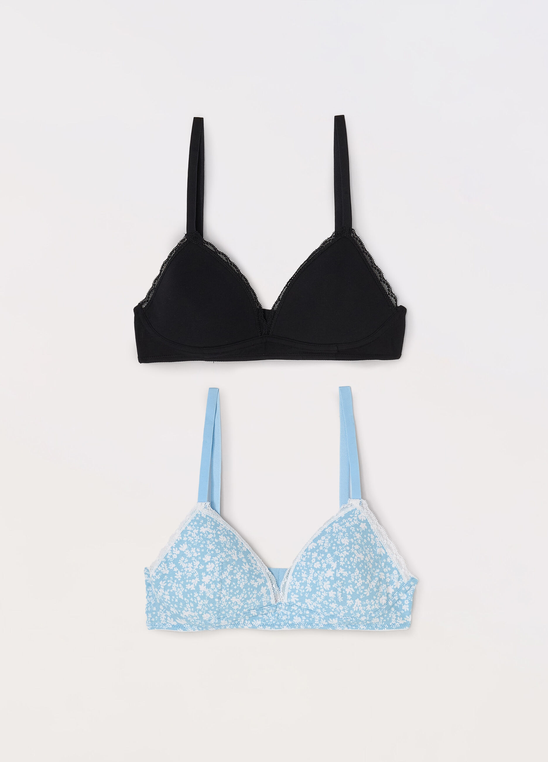 Pack 2 reggiseni a triangolo imbottiti donna