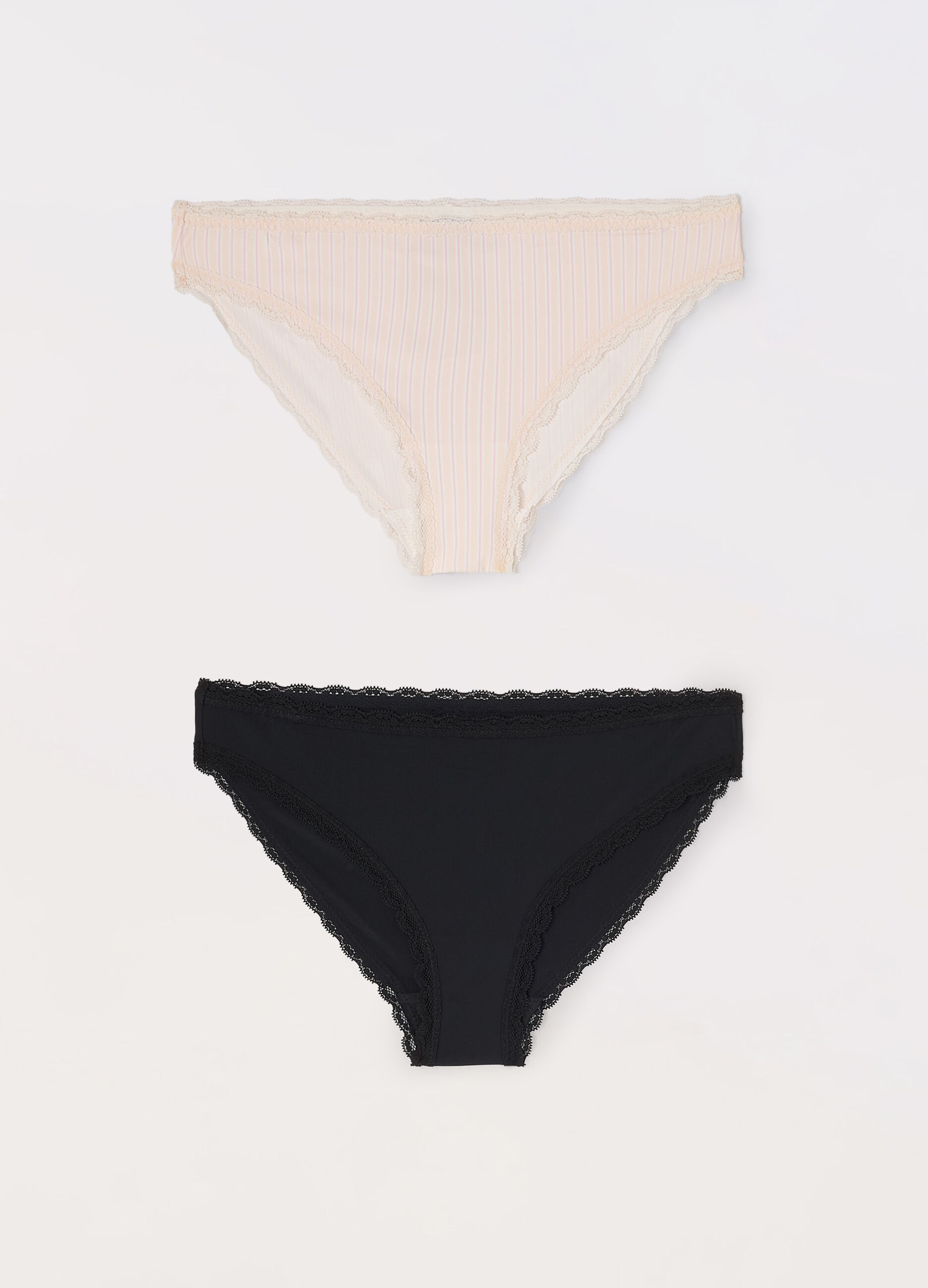 Pack 2 slip in microfibra donna