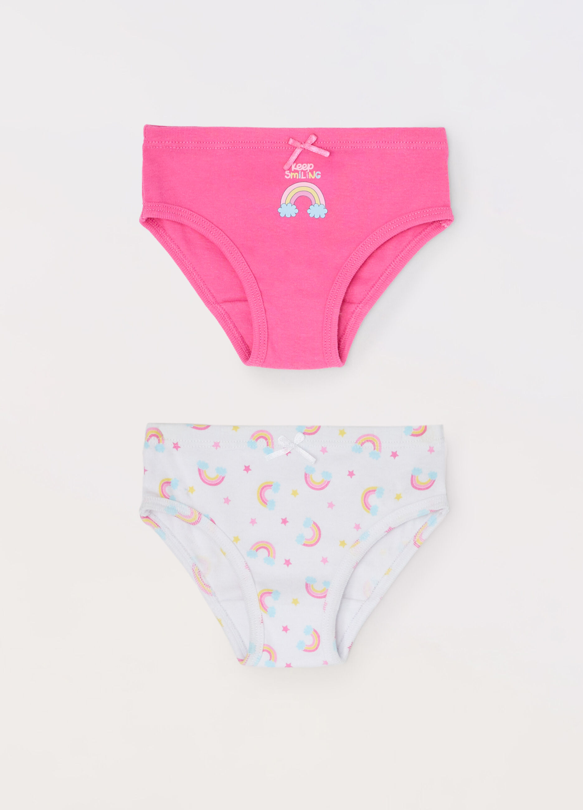 Pack 2 slip in puro cotone neonata