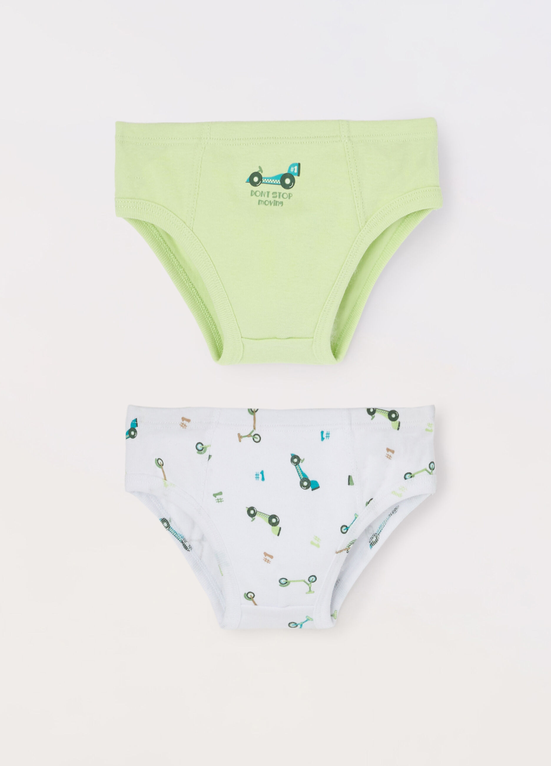 Pack 2 slip in puro cotone neonato