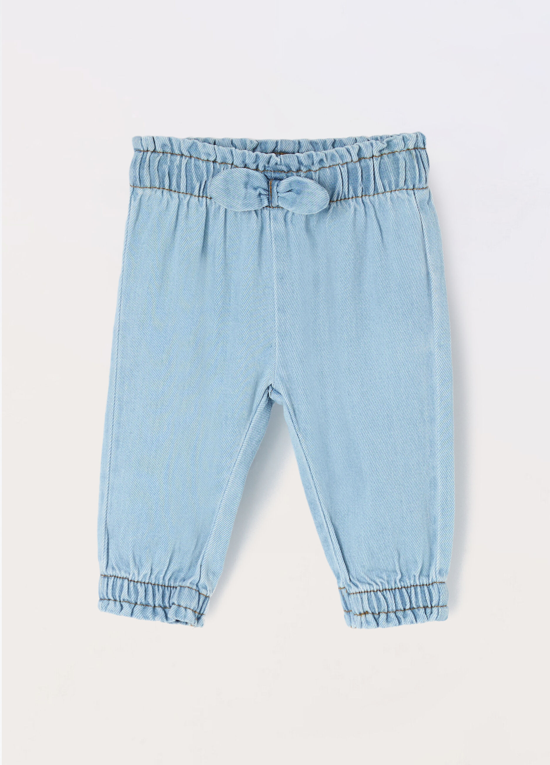 Pantaloni in mista lyocell neonata