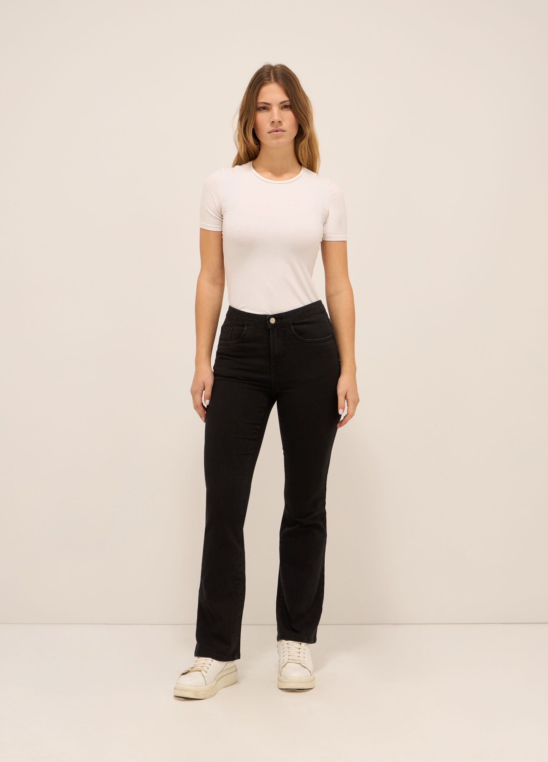 Treggings stretch denim donna