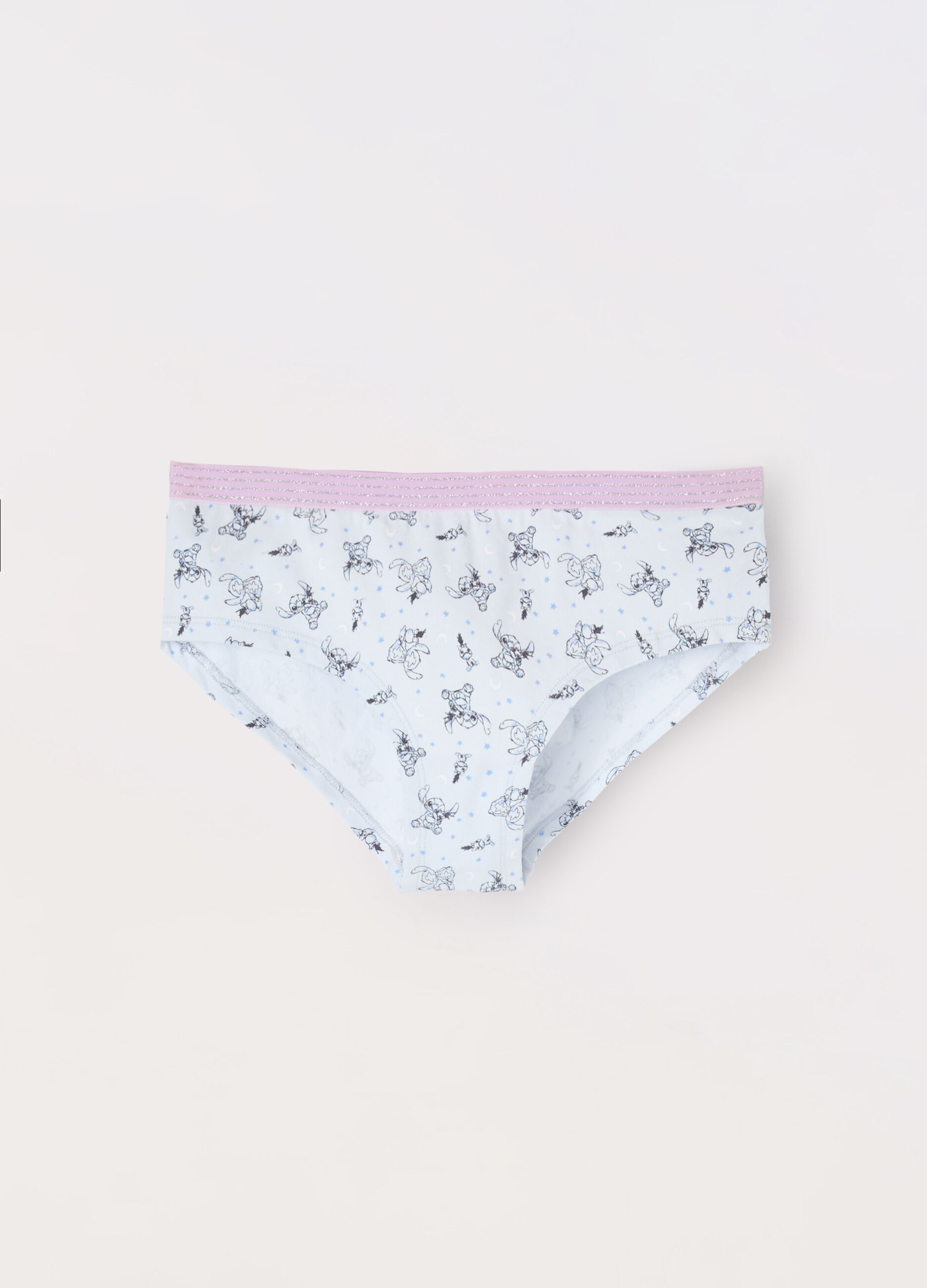 Pack 3 culotte in cotone stretch ragazza Stitch