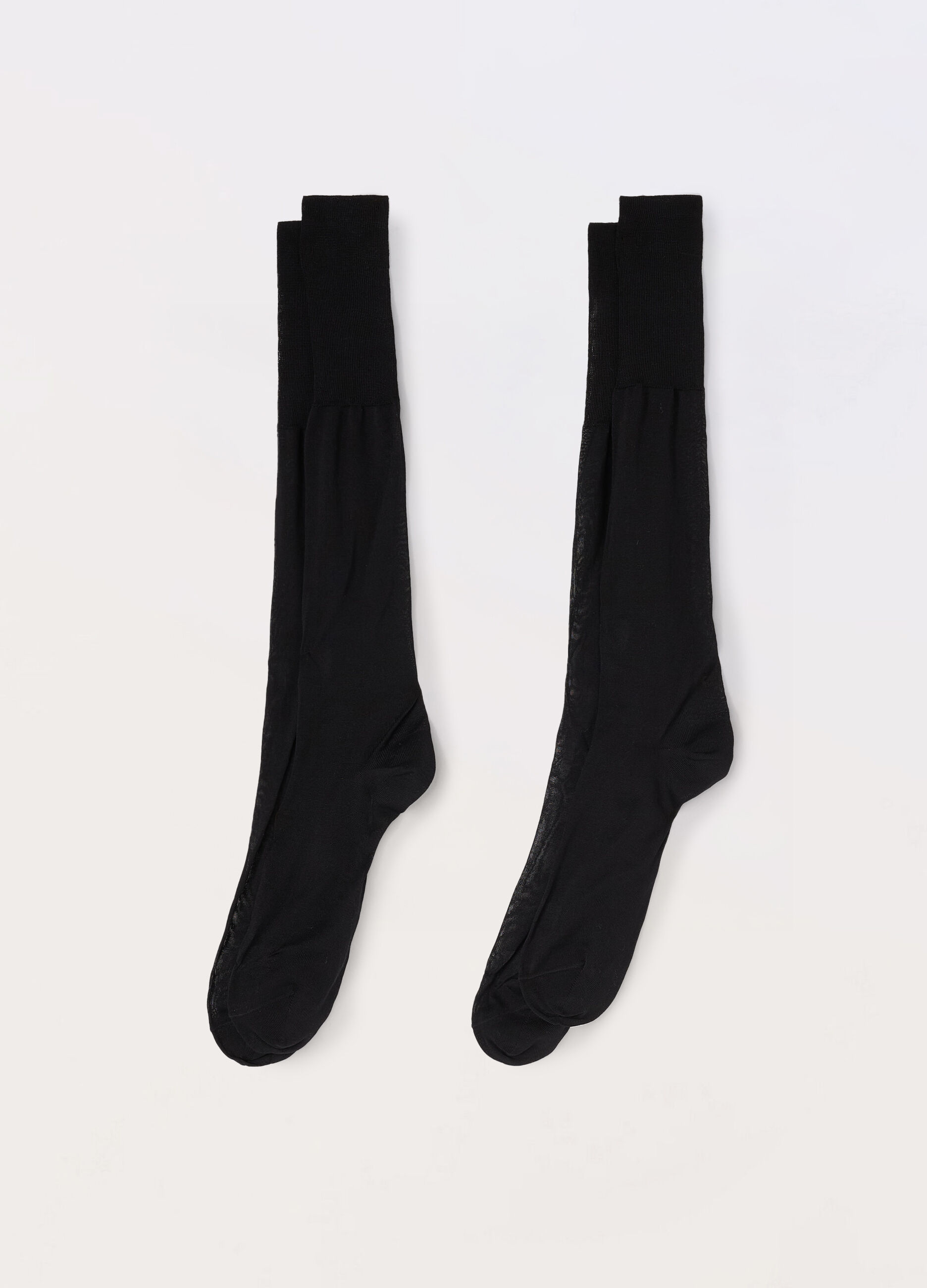 2 pack calze lunghe in cotone uomo Made in Italy