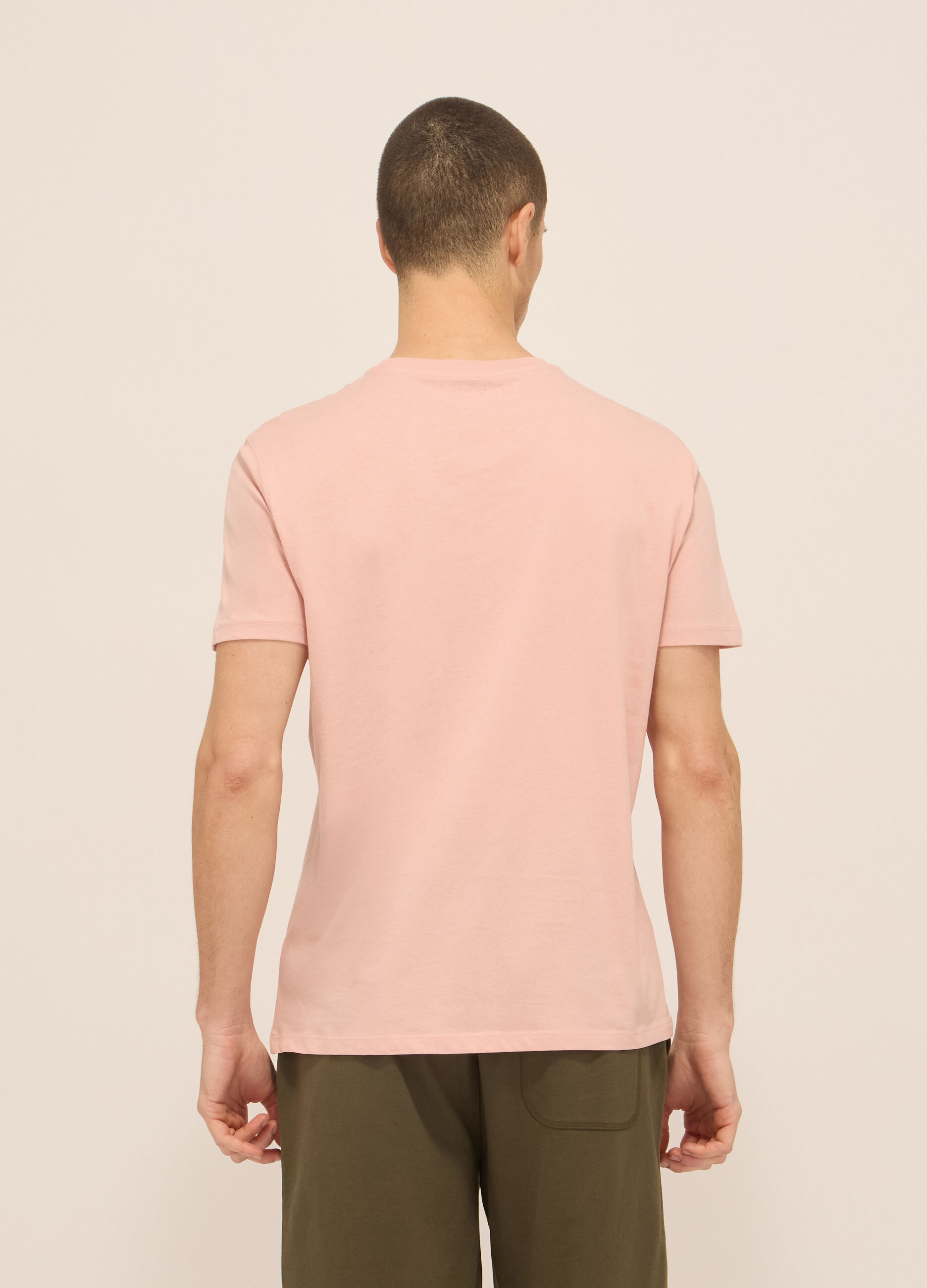 T-shirt girocollo in jersey di puro cotone uomo 3 T-shirt girocollo in jersey di puro cotone uomo