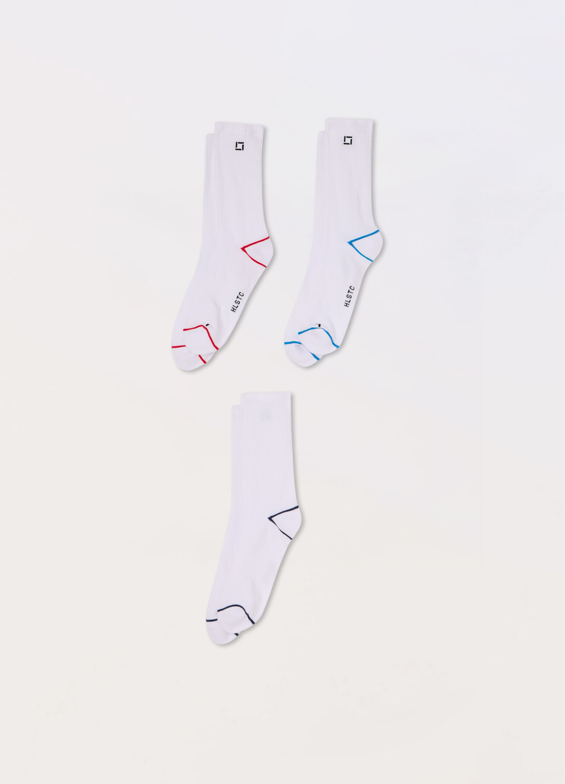 Calze corte sportive in cotone stretch uomo