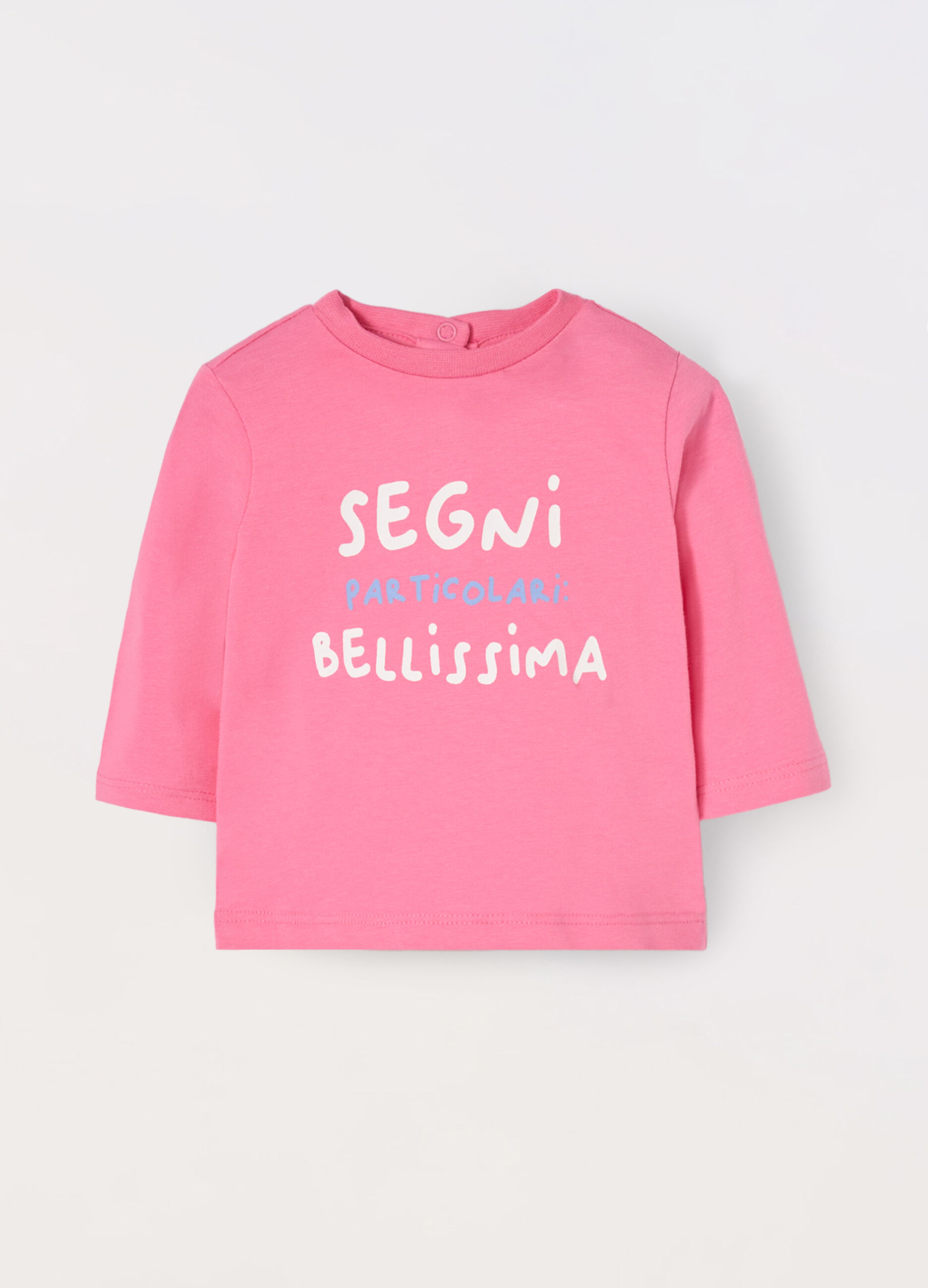 T-shirt in cotone stretch neonata